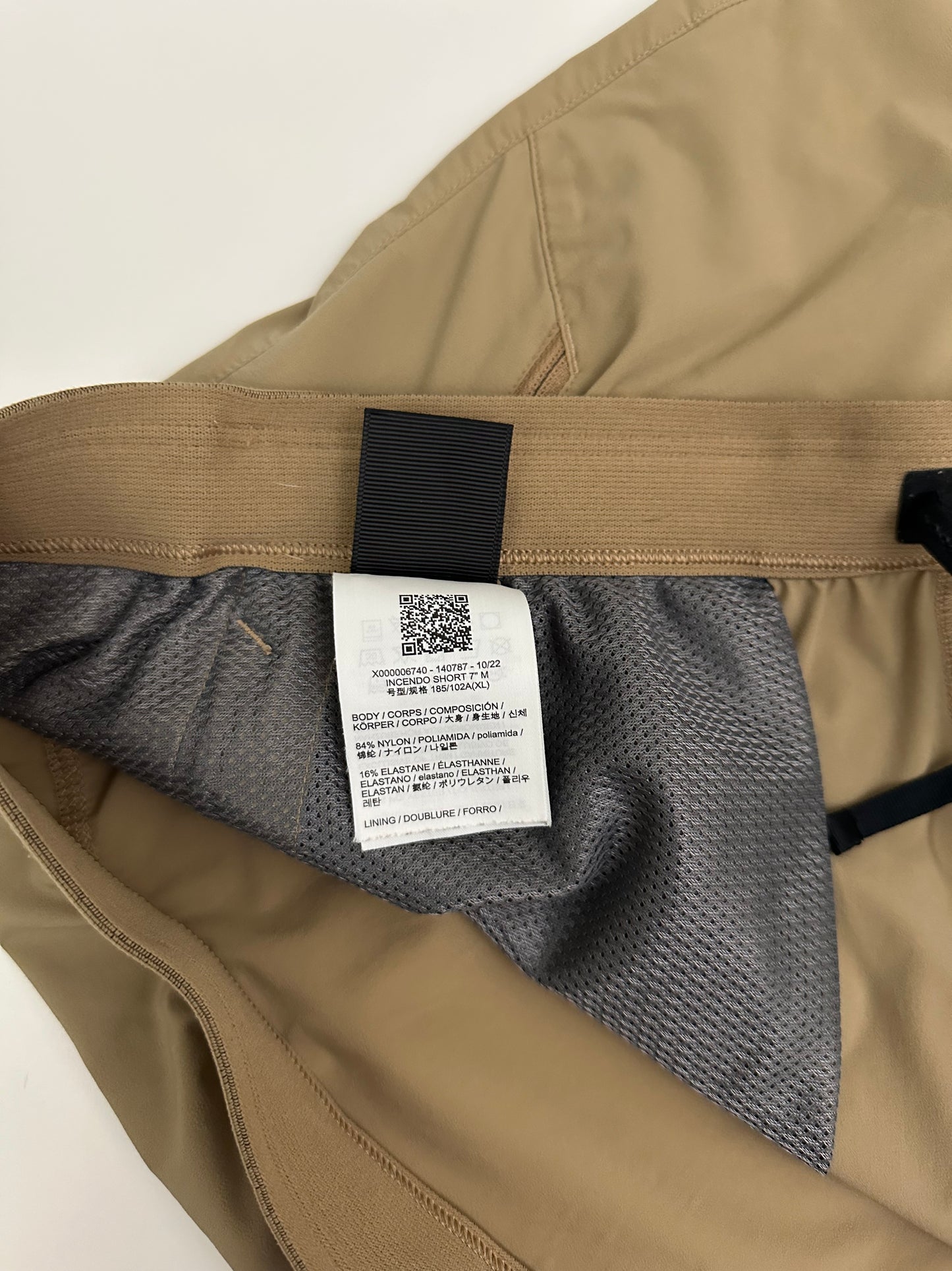 Arc’teryx Incendo Shorts 7” Brown Men’s XL Extra Large