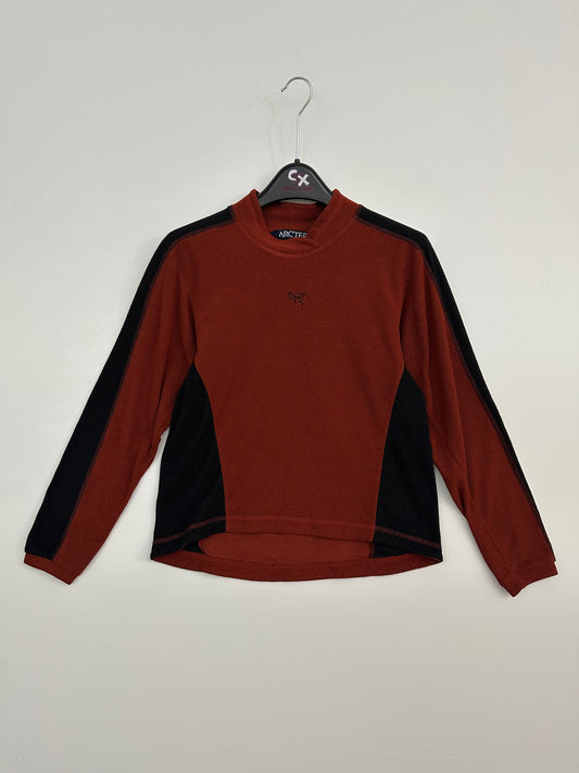 Arc'teryx Delta LT Jersey Fleece Women's M Medium Red & Black