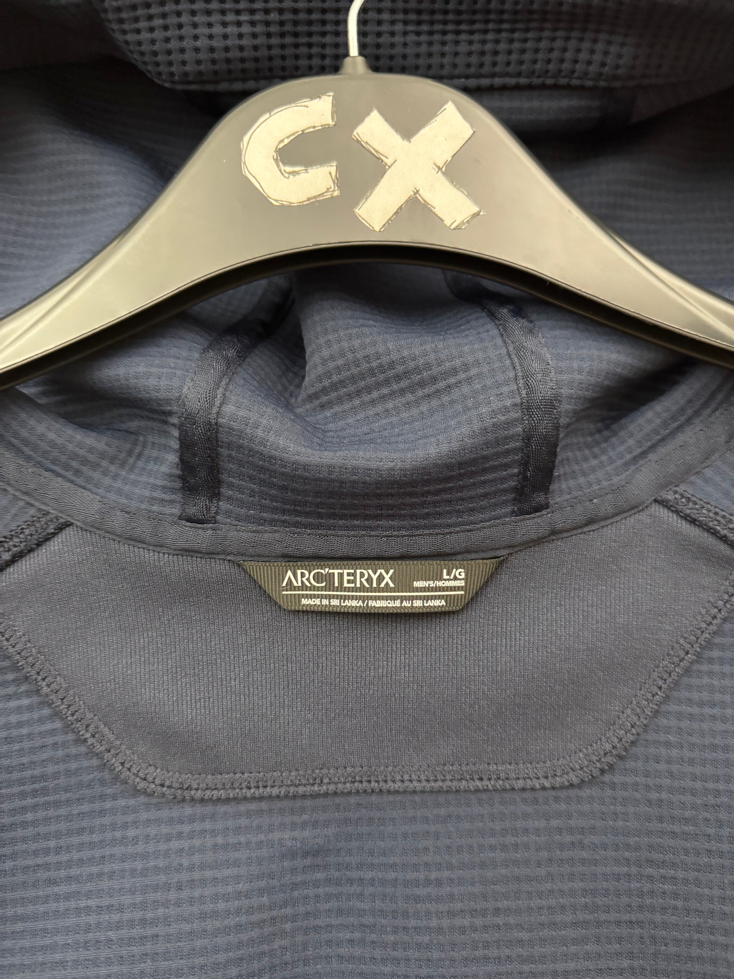 Arc'teryx Olera Full-Zip Hoody Men's L Large Black Sapphire l