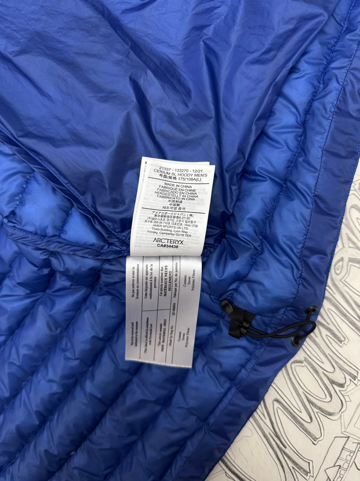 Arc'teryx Cerium SL Hoody Blue Men's L Large