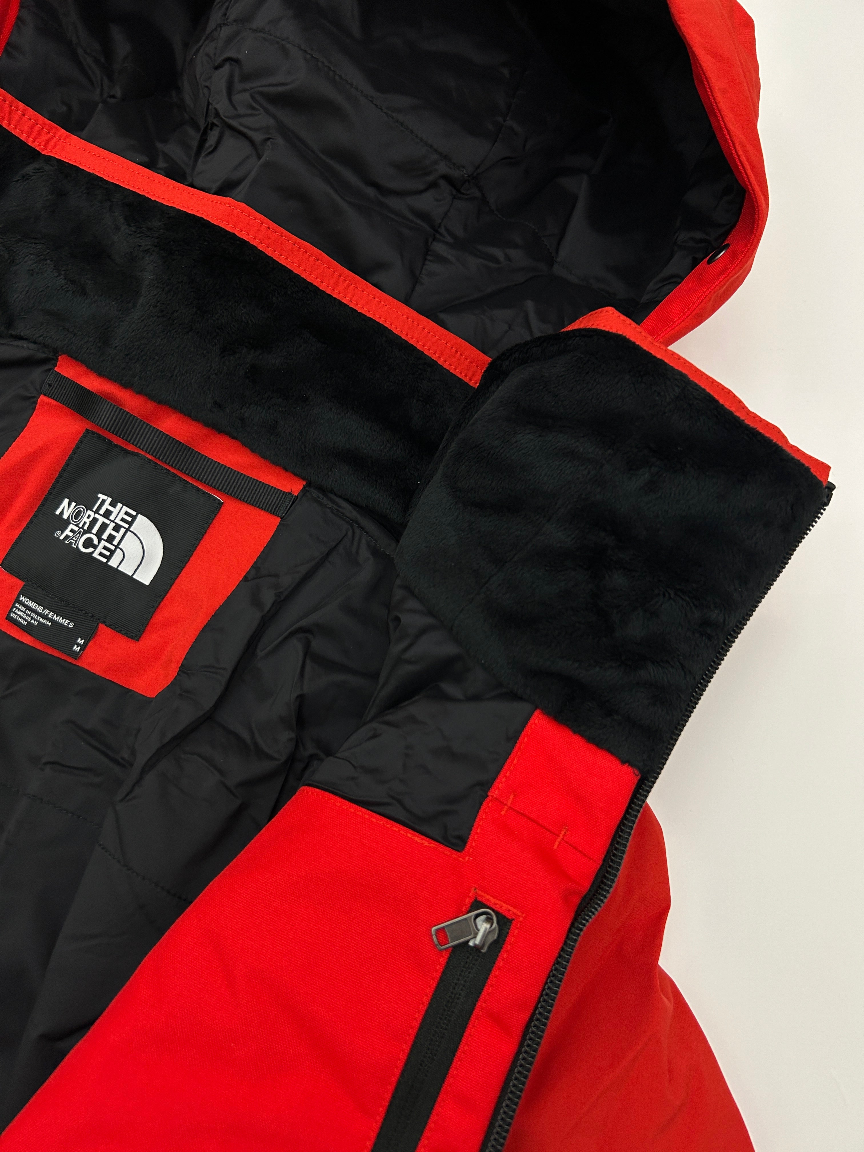 The north face discount black and red jacket