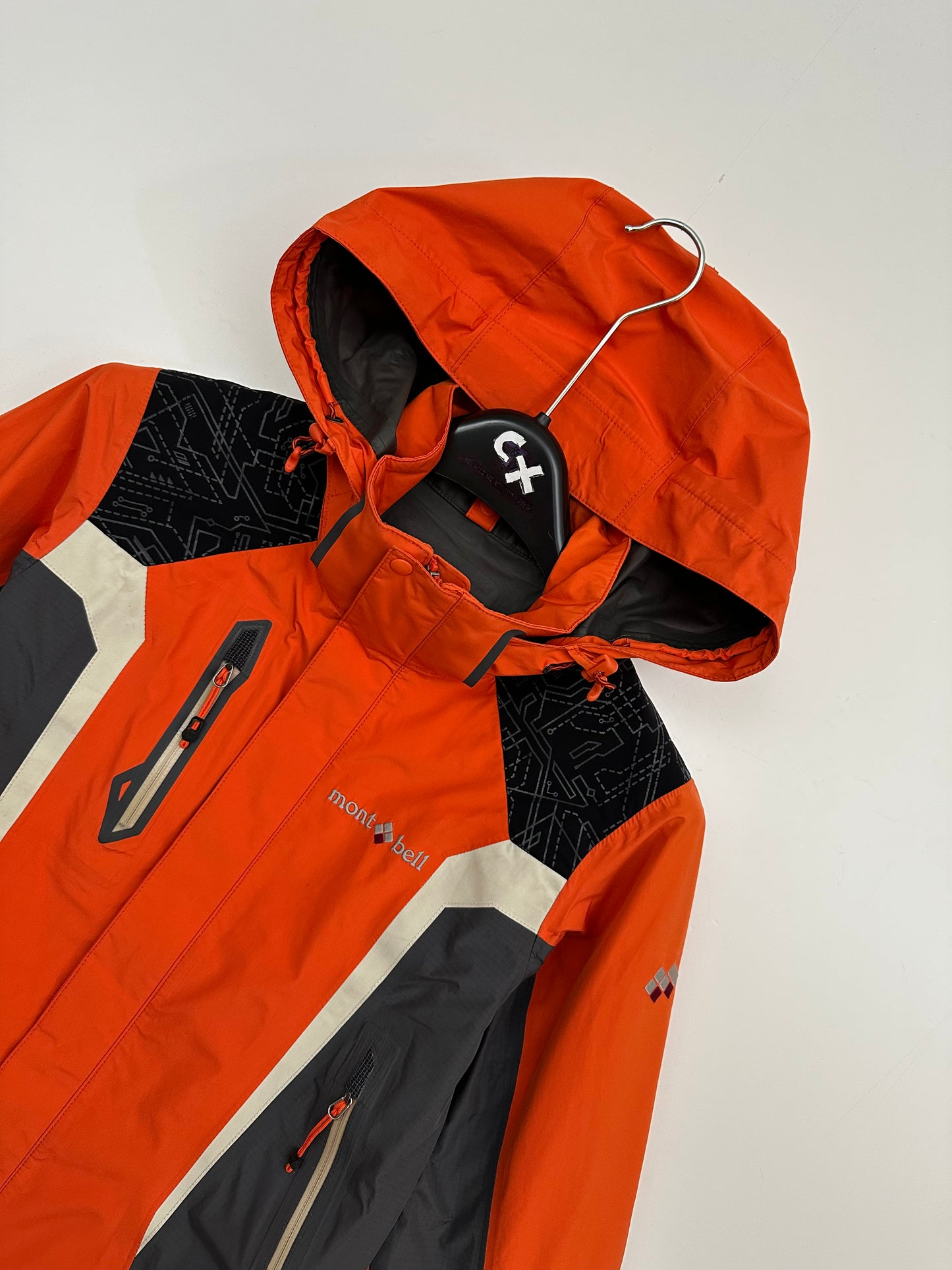 Montbell Alpine GORE-TEX Performance Jacket, Size S Women's, Coral / Charcoal