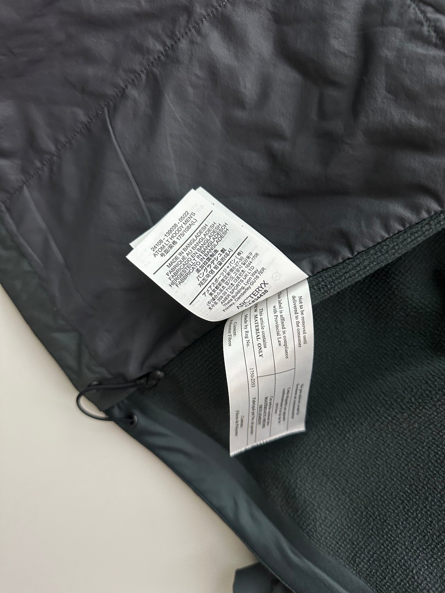 Arc’teryx Atom LT Hoody Grey Men’s L Large