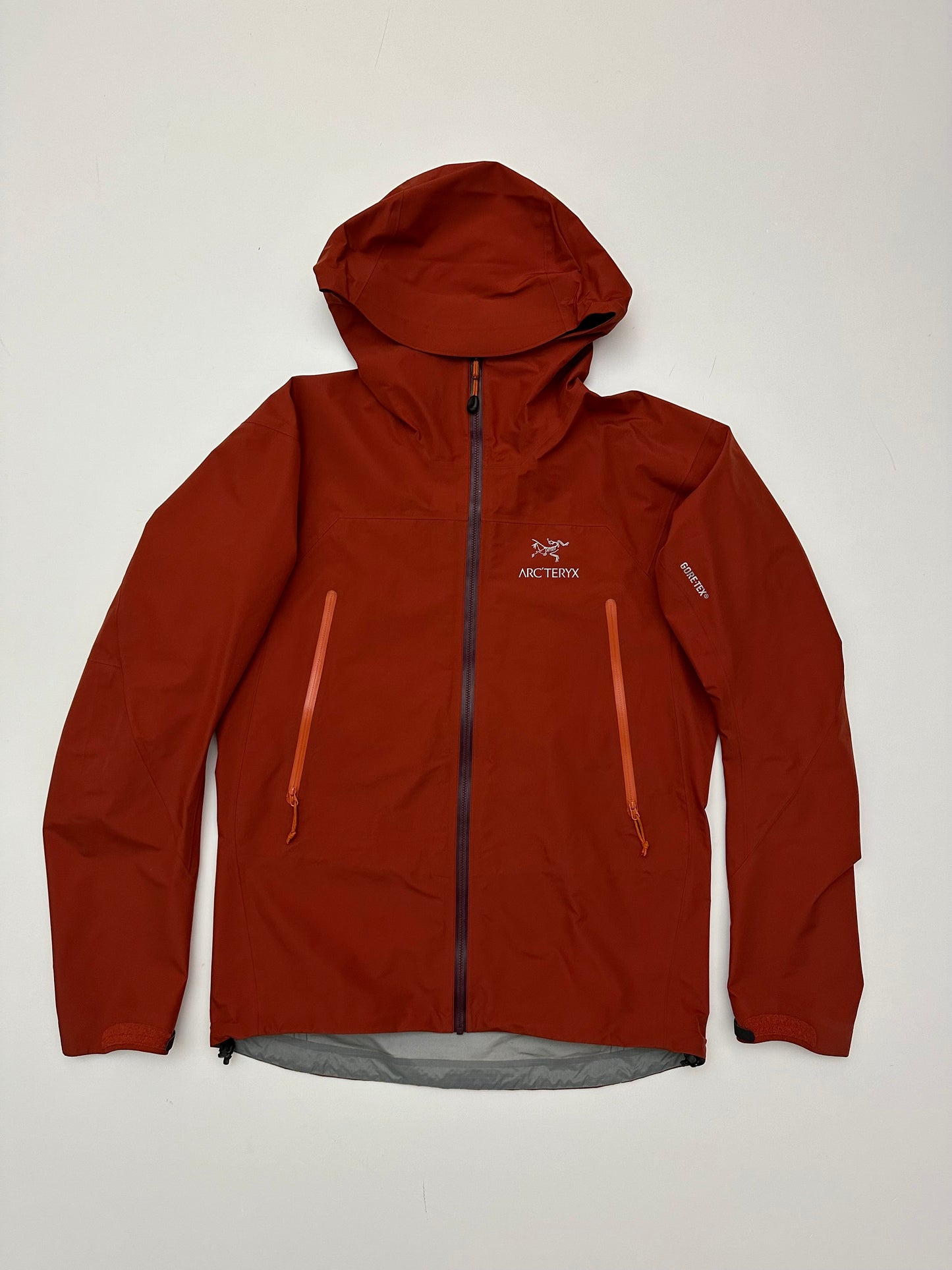 Arc’teryx Zeta LT Jacket Iron Oxide Orange Men’s M Medium Gore-Tex