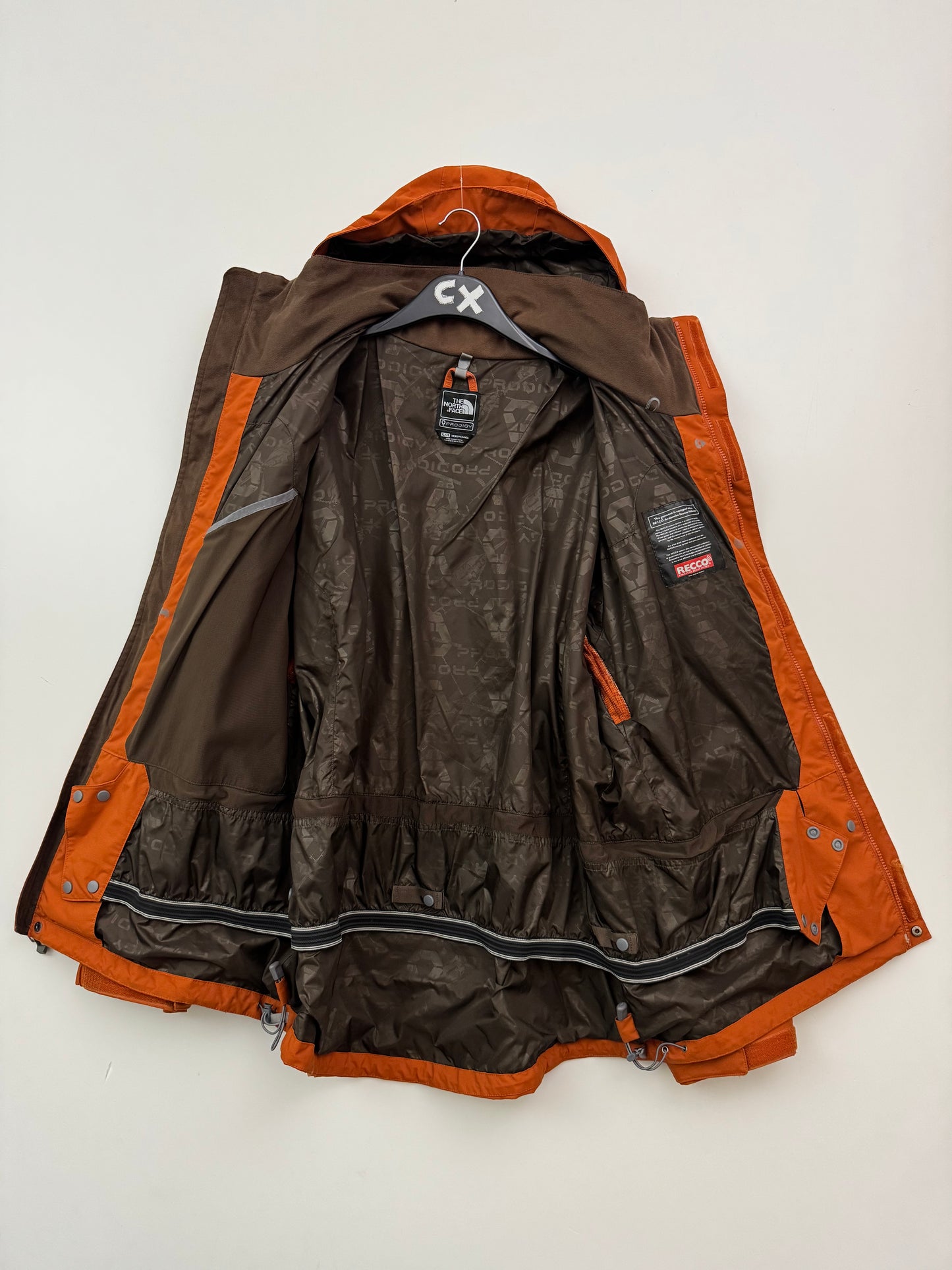 The North Face Prodigy Jacket Men's XL Extra Large Orange HyVent RECCO