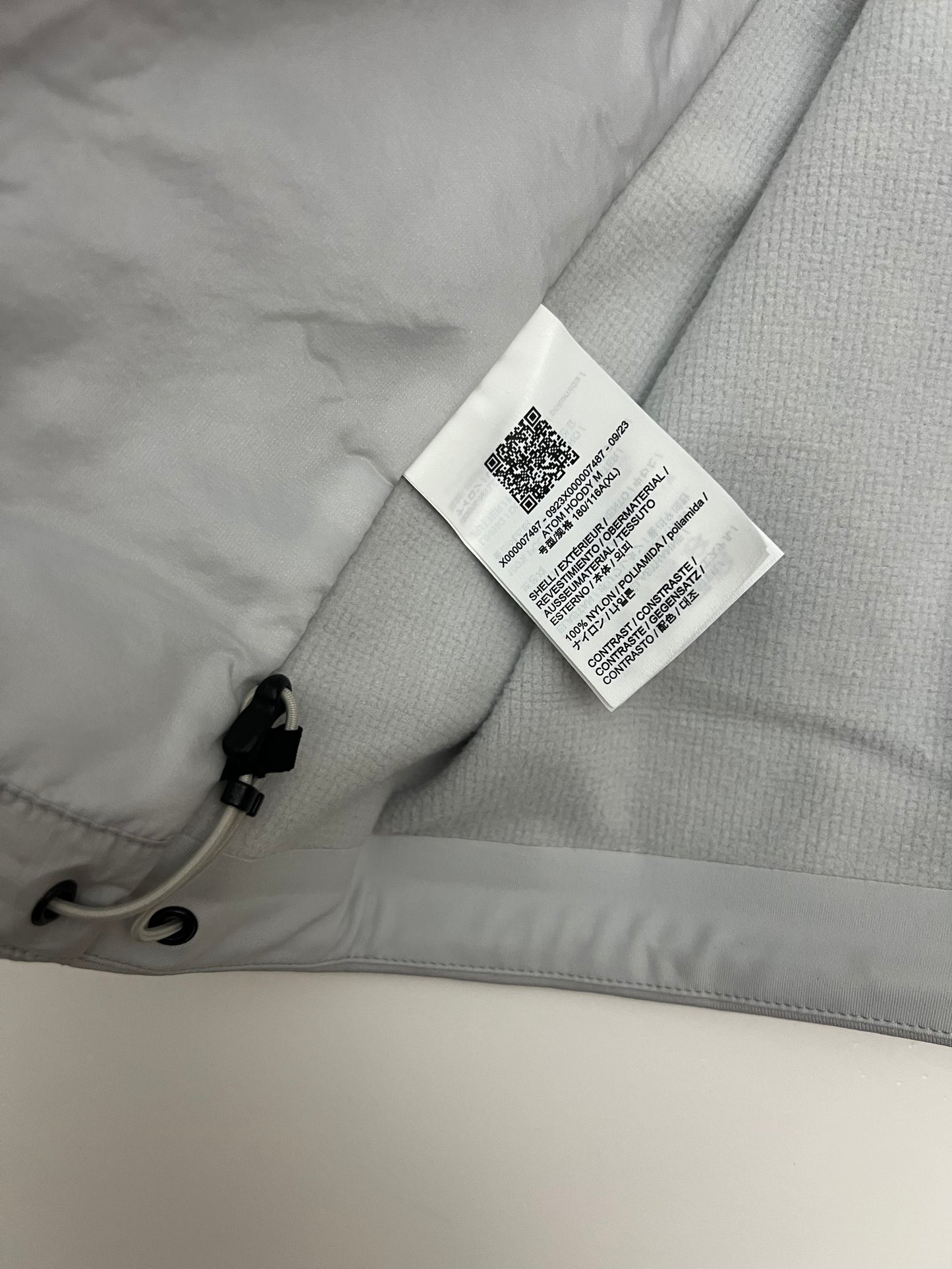 Arc’teryx Atom LT Hoody Solitude Grey Men’s XL