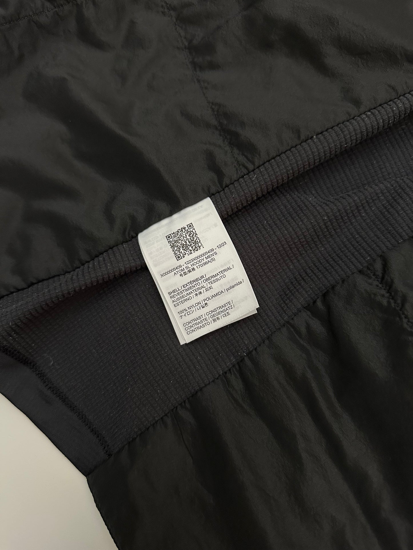 Arc’teryx Atom SL Hoody Black Men’s S Small