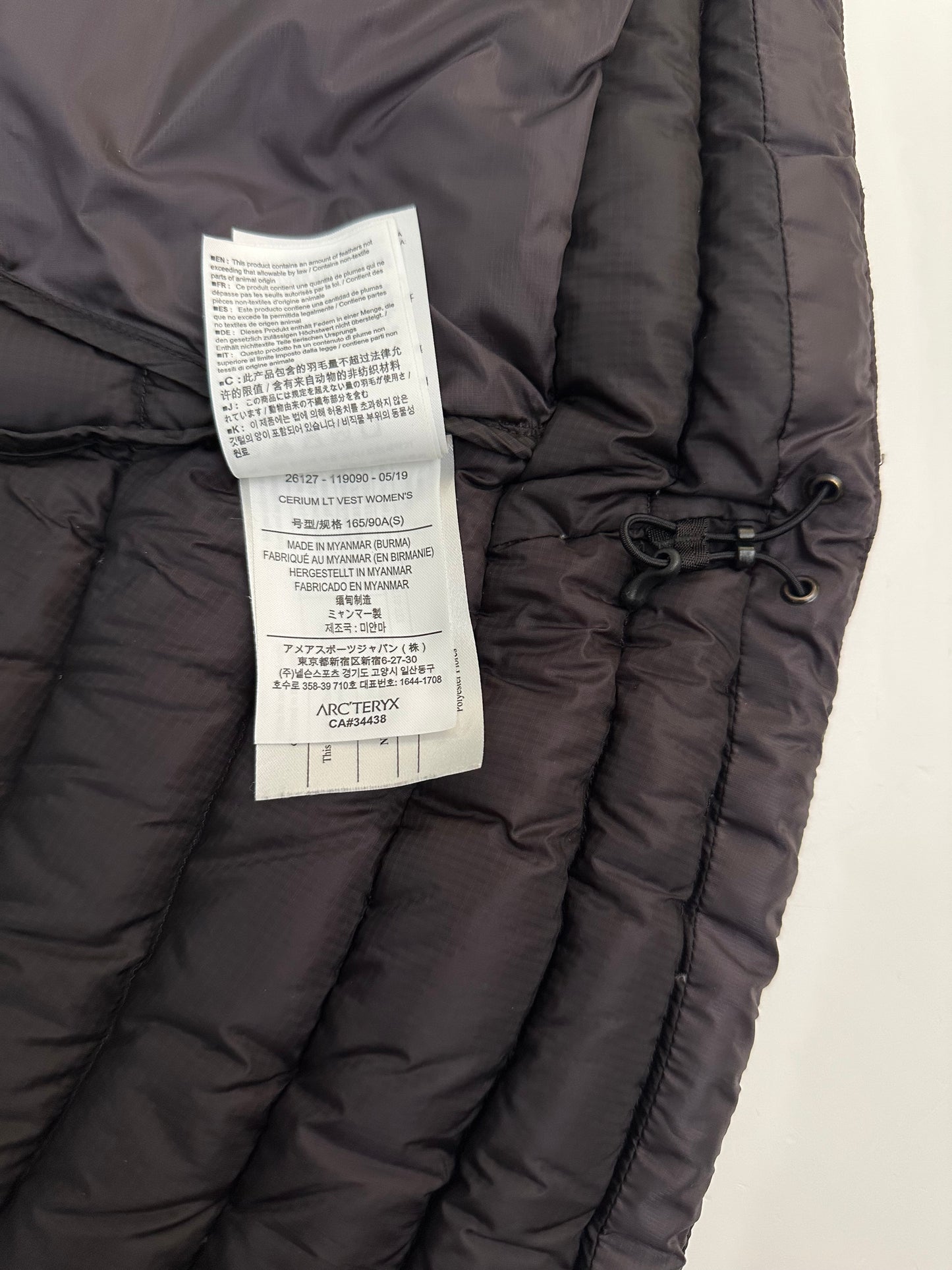 Arc’teryx Cerium LT Vest Purple Women’s S Small
