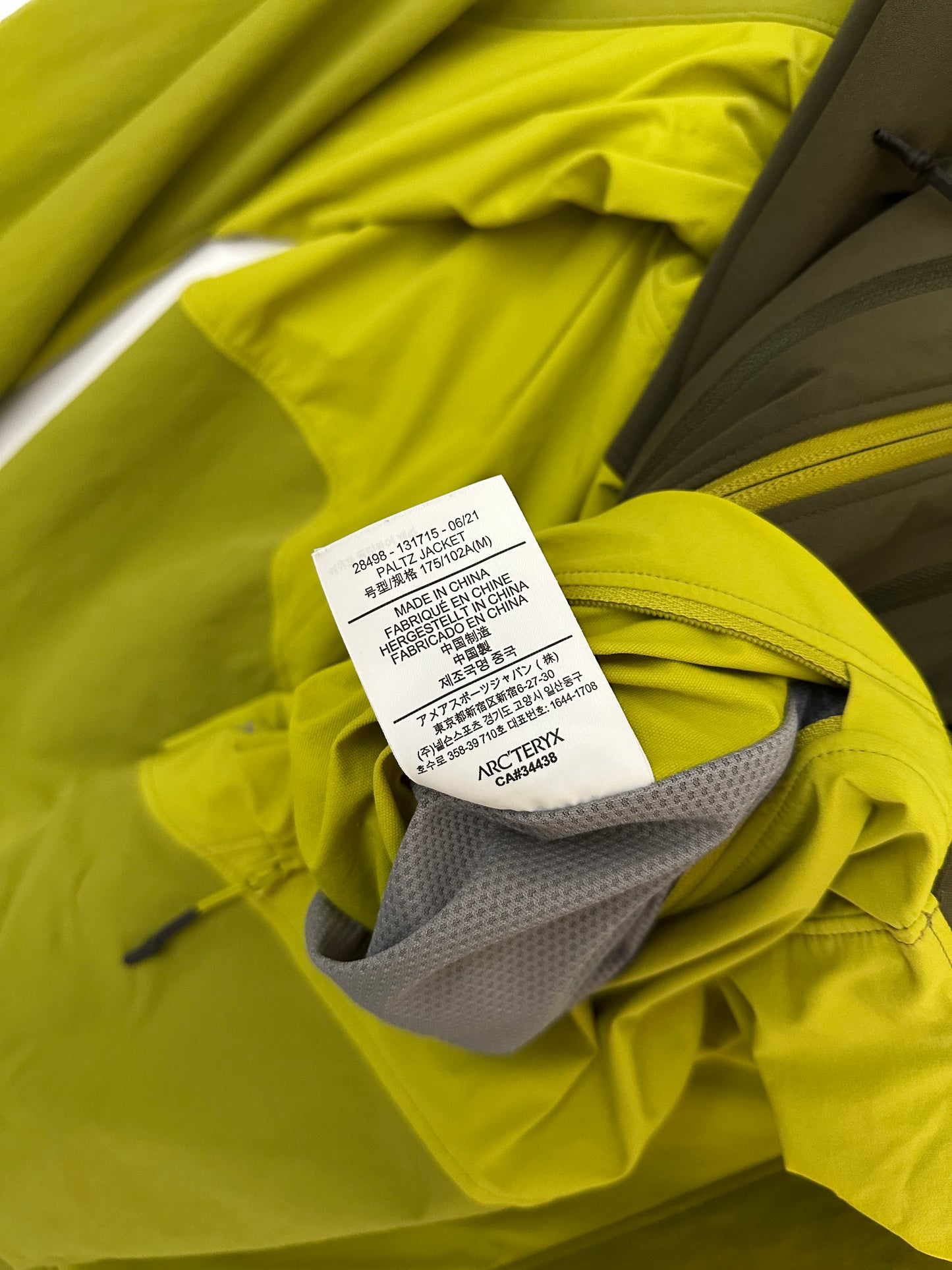 Arc'teryx System A Paltz Jacket Men's Size M Terrarium Green Softshell
