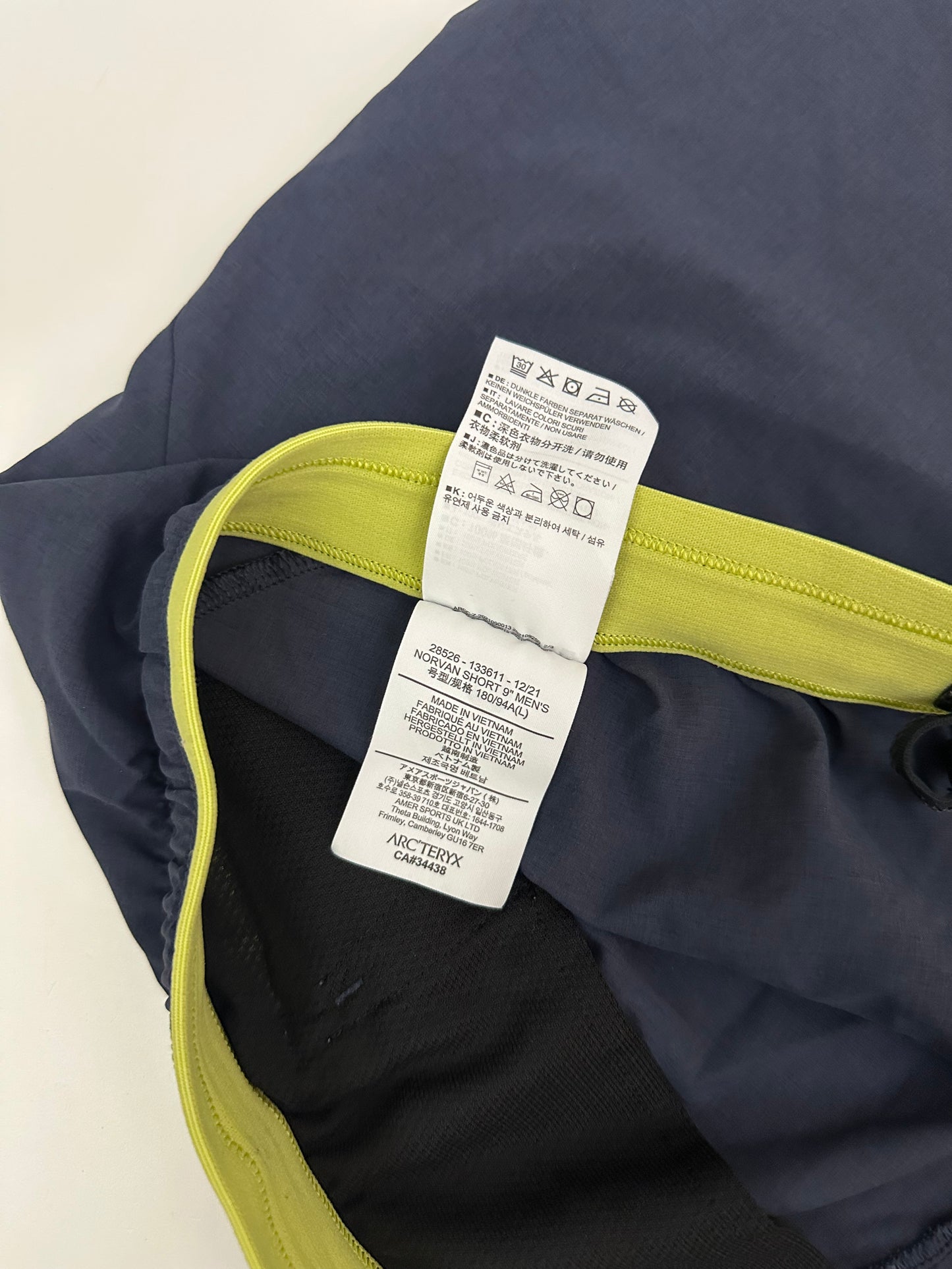 Arc’teryx Norvan 9” Shorts Blue Men’s L Large