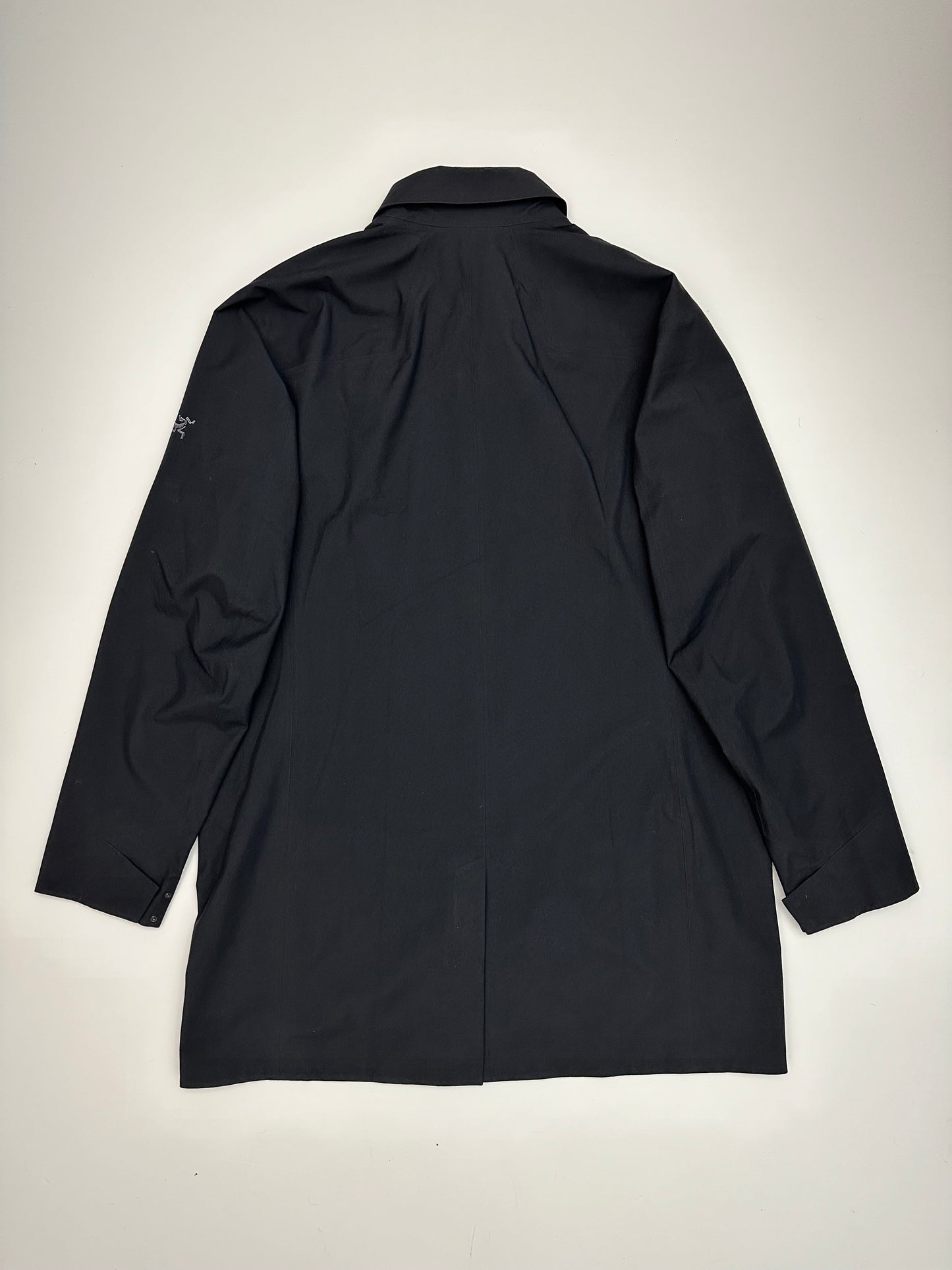 Arc’teryx Keppel Trench Coat Black Men’s XXL Gore-Tex