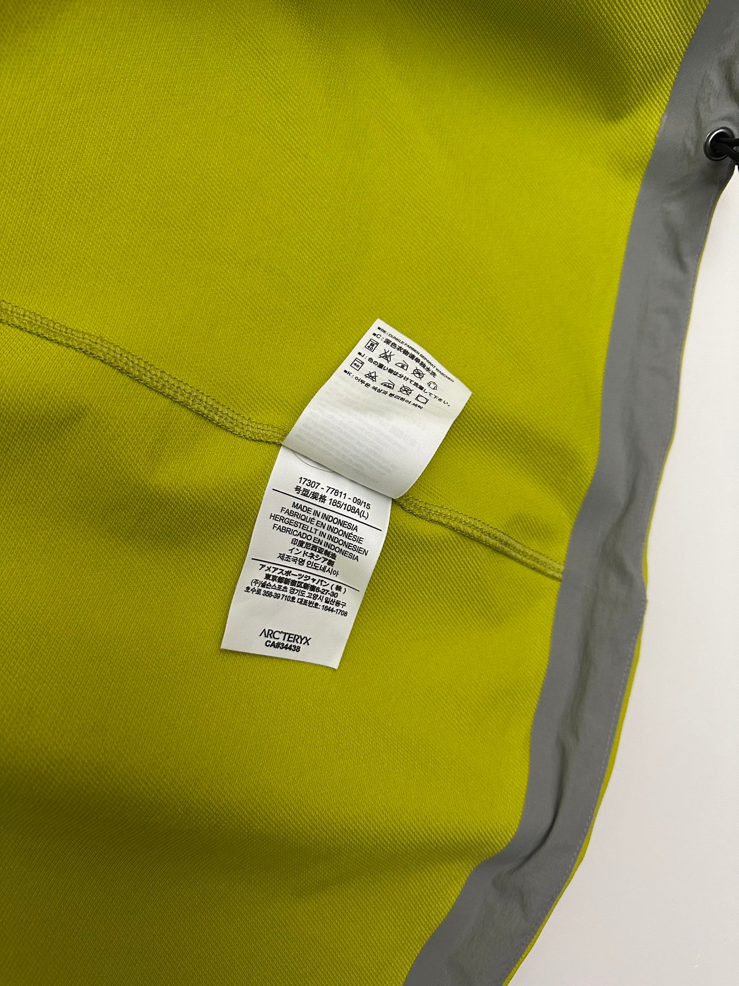 Arc’teryx Gamma LT Hoody Yellow Men’s L Large