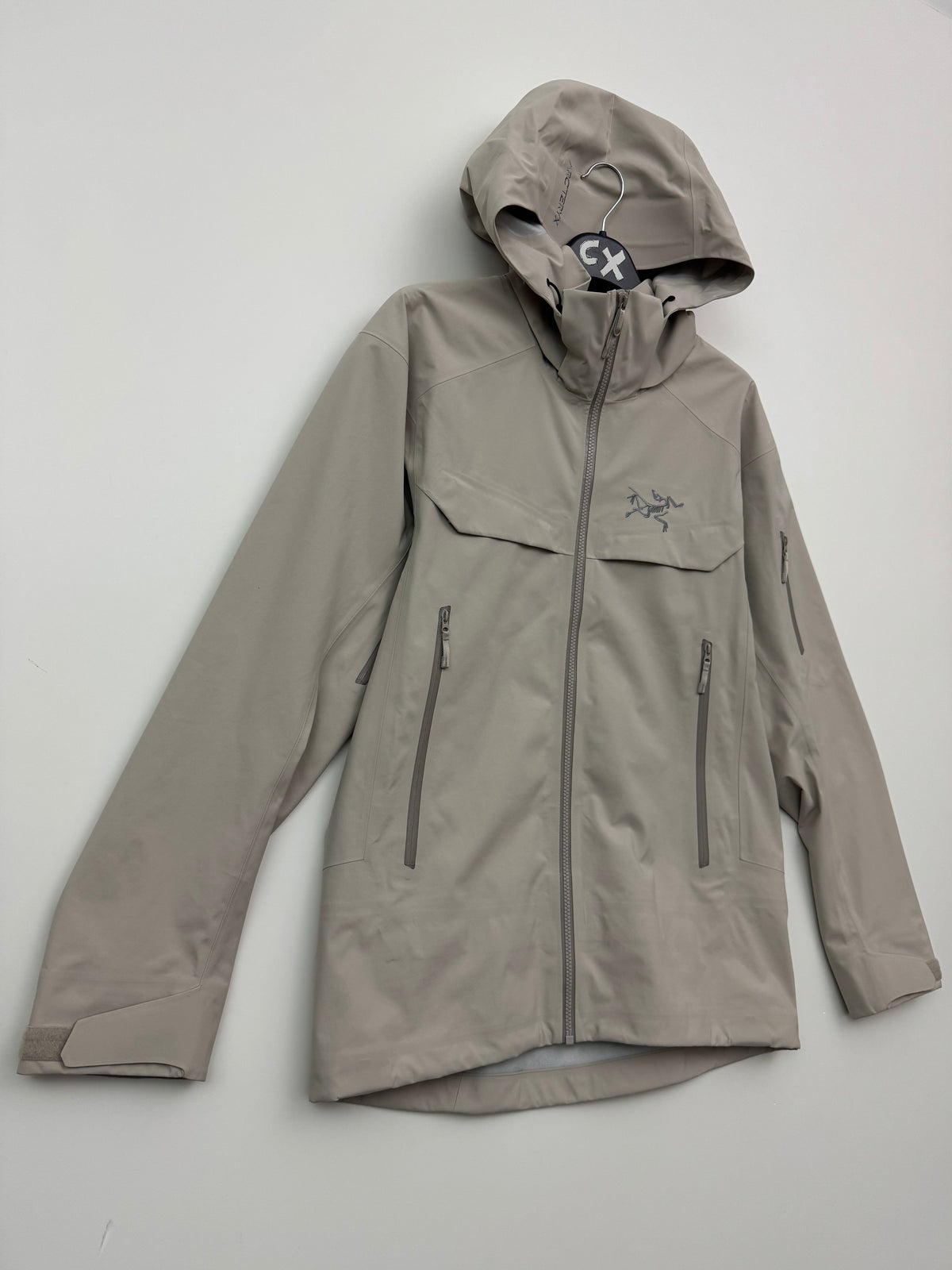 Arc'teryx Macai Shell Jacket Warm Stone Men's M Medium Gore-Tex RECCO