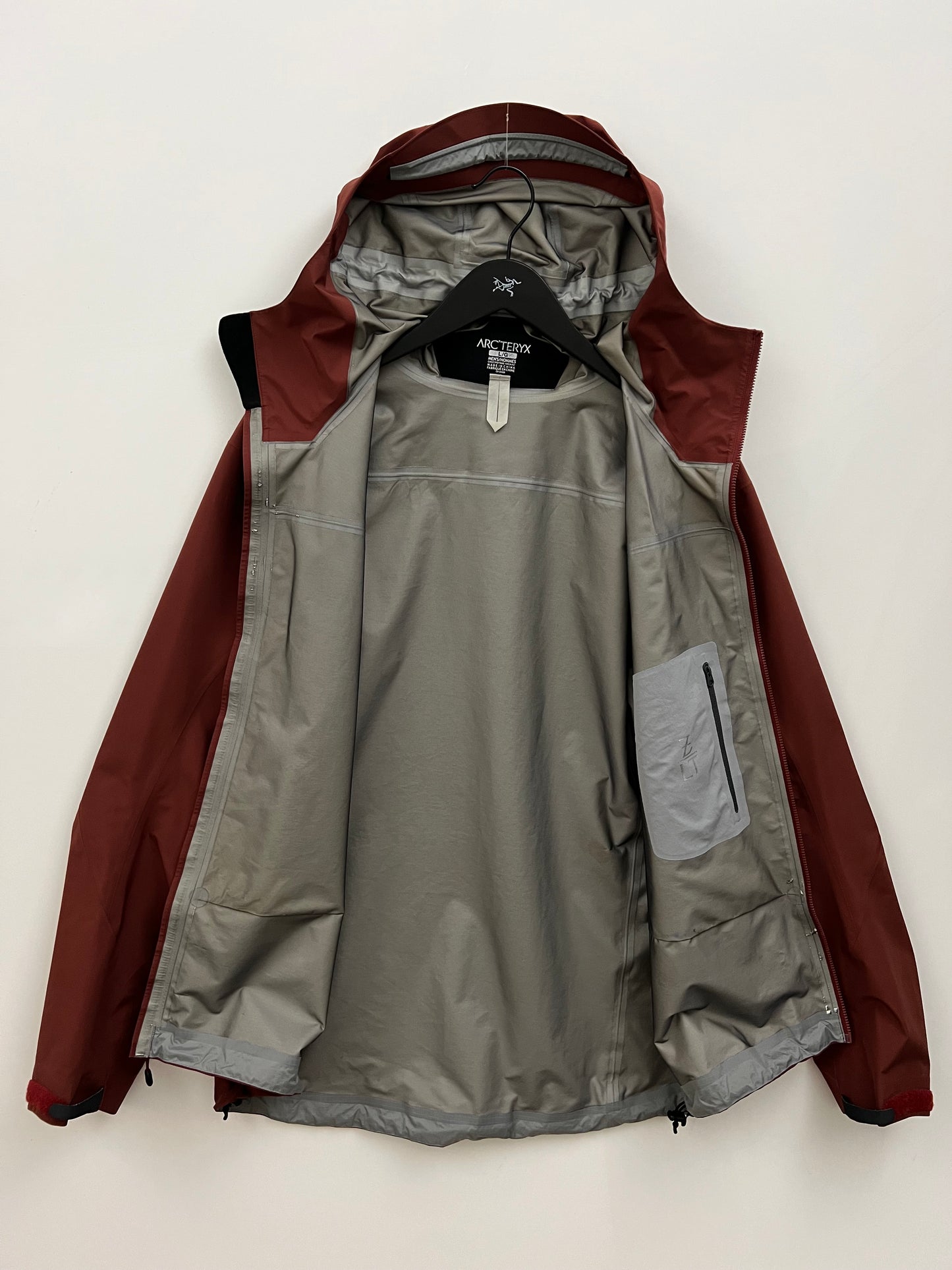Arc’teryx Zeta LT Jacket Pompeii Red Men’s L Large Gore-Tex