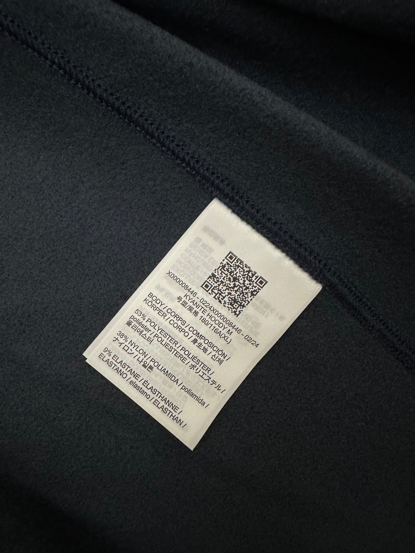 Arc'teryx Kyanite Hoody Black Sapphire Blue Men’s Extra Large
