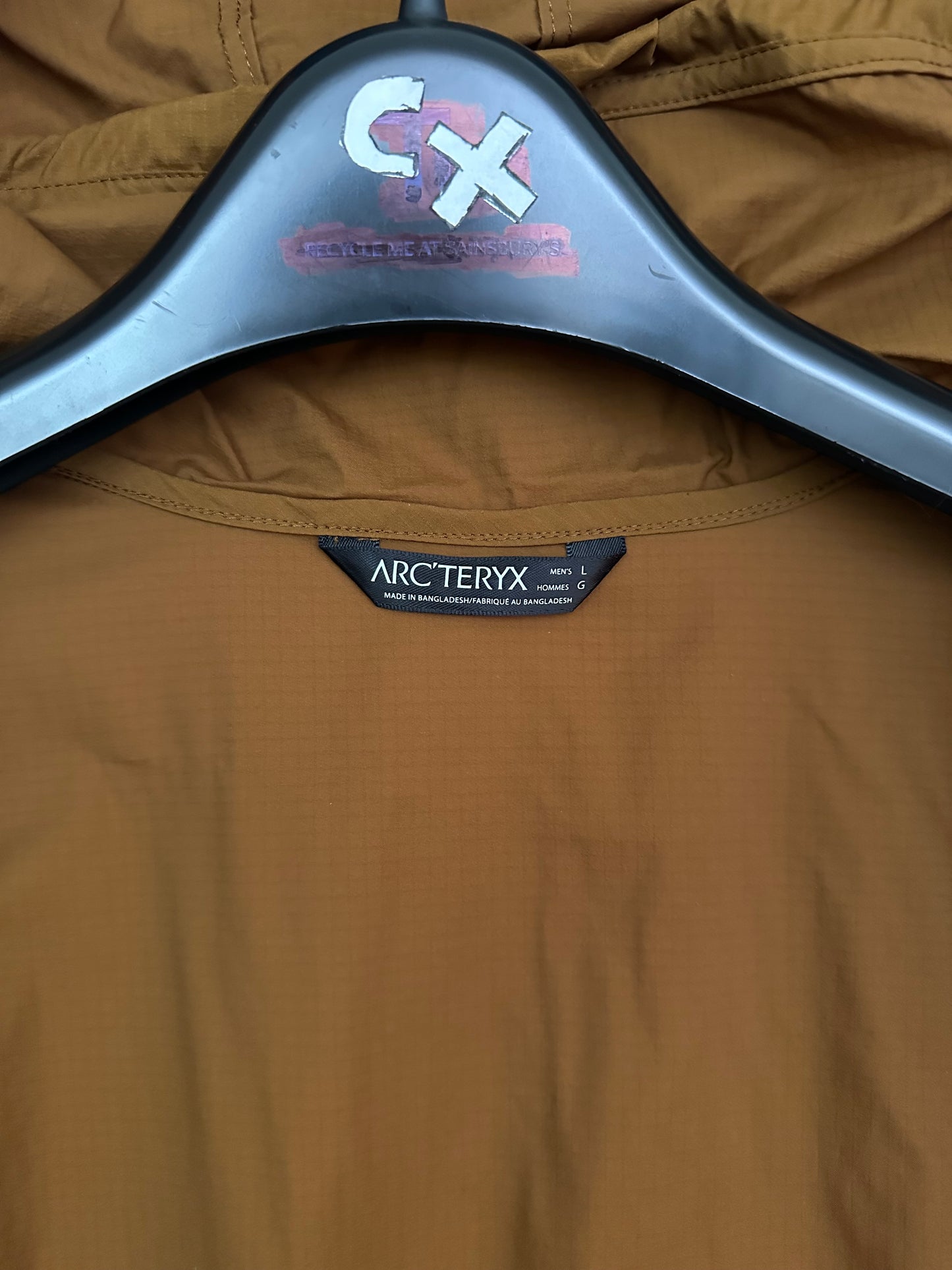 Arc’teryx Squamish Hoody Bourbon Brown Men’s L Large