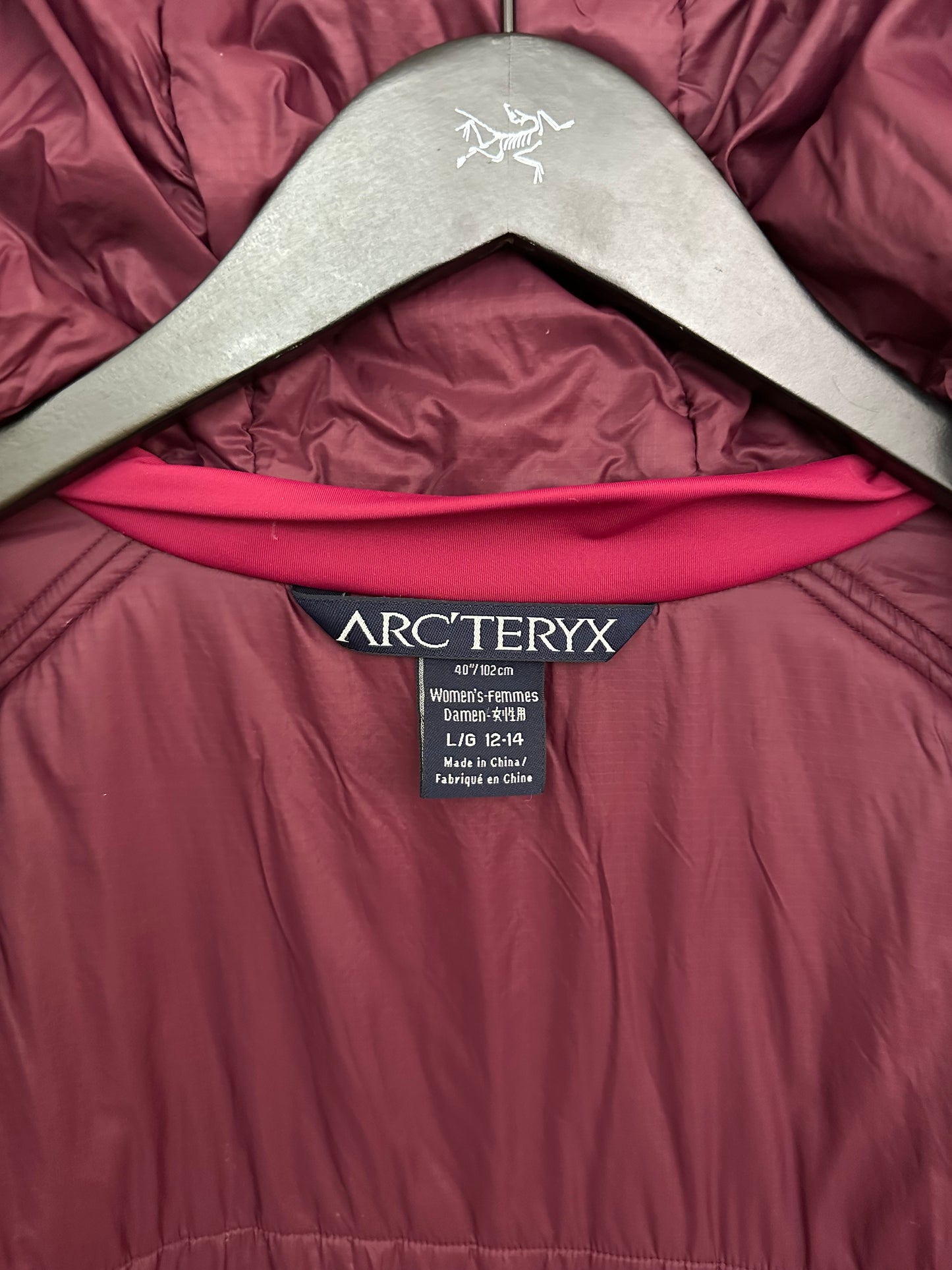 Arc’teryx Kappa Hoody Pink Women’s L Large Gore-Tex Windstopper