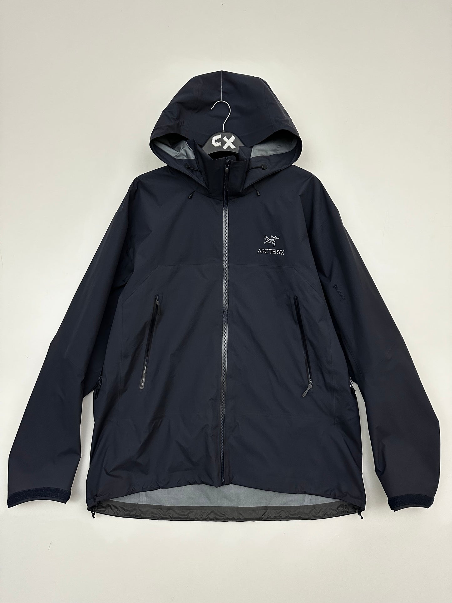 Arc’teryx Beta AR Jacket Black Sapphire Blue Men’s XXL Gore-Tex Pro RECCO