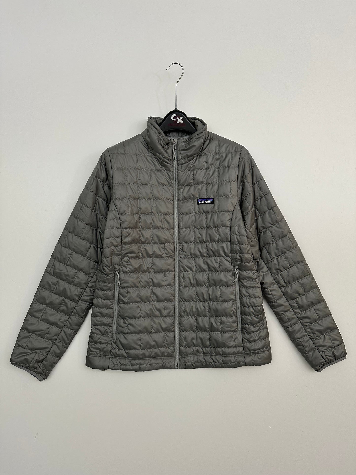 Patagonia Nano Puff Jacket Women's L Large Feather Grey