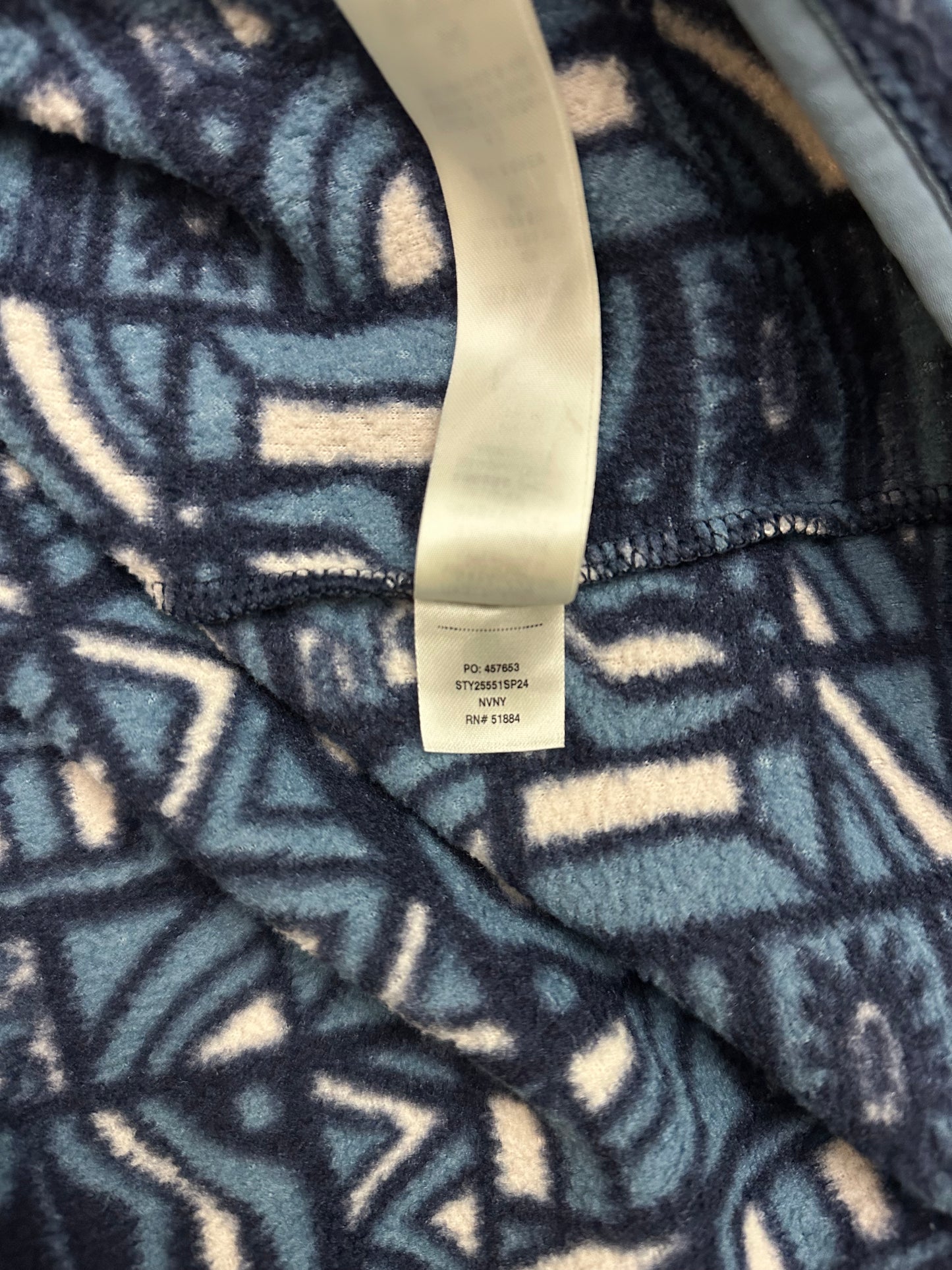 Patagonia Lightweight Synchilla Snap-T New Visions: New Navy Men's Small Fleece