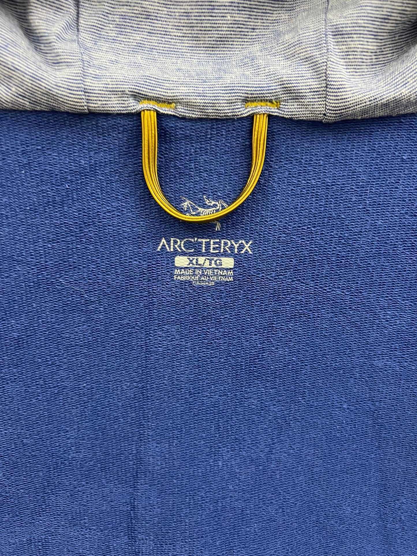 Arc'teryx Witness Full Zip Hoodie Men's XL Extra Large Twinleaf Blue