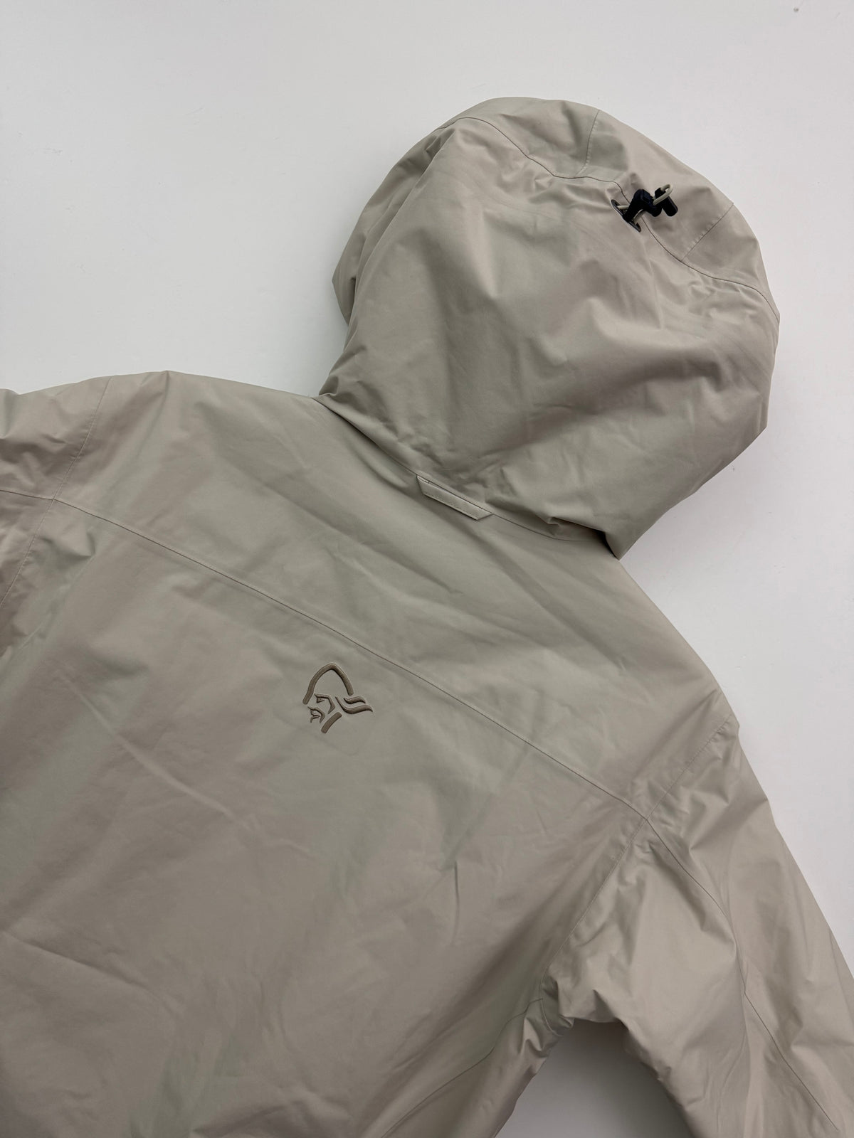Norrøna Lofoten Gore-Tex Insulated Jacket Oatmeal Women's XL Extra Large