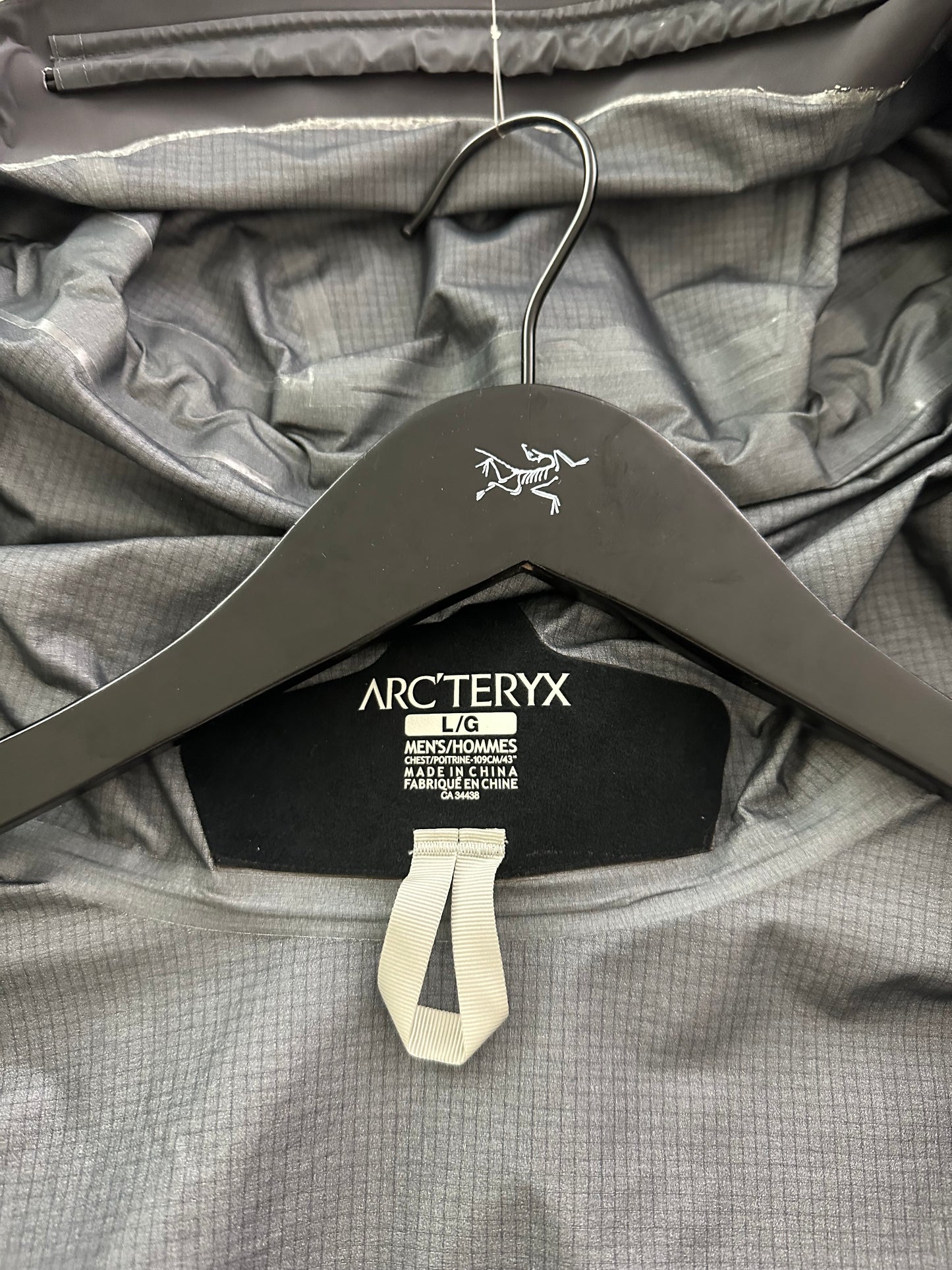 Arc’teryx Alpha FL Jacket Pilot Grey Men’s L Large Gore-Tex Pro