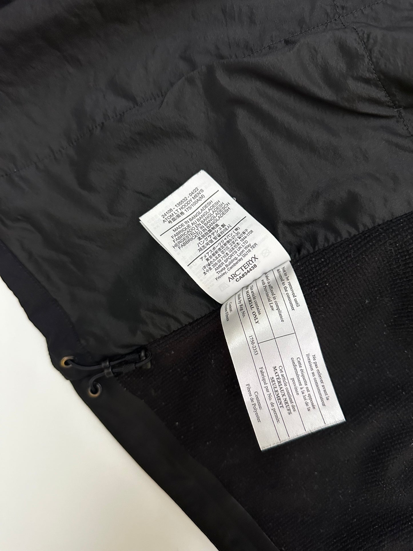 Arc’teryx Atom LT Hoody Orca Black Men’s M Medium
