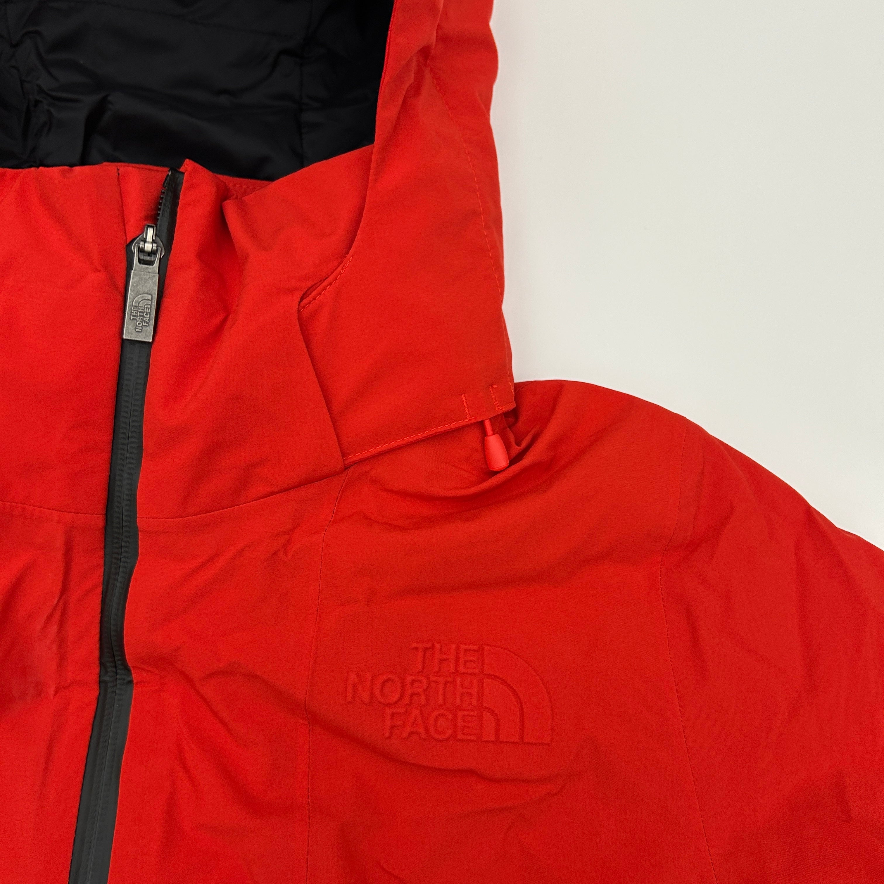 North face sale fiery red jacket