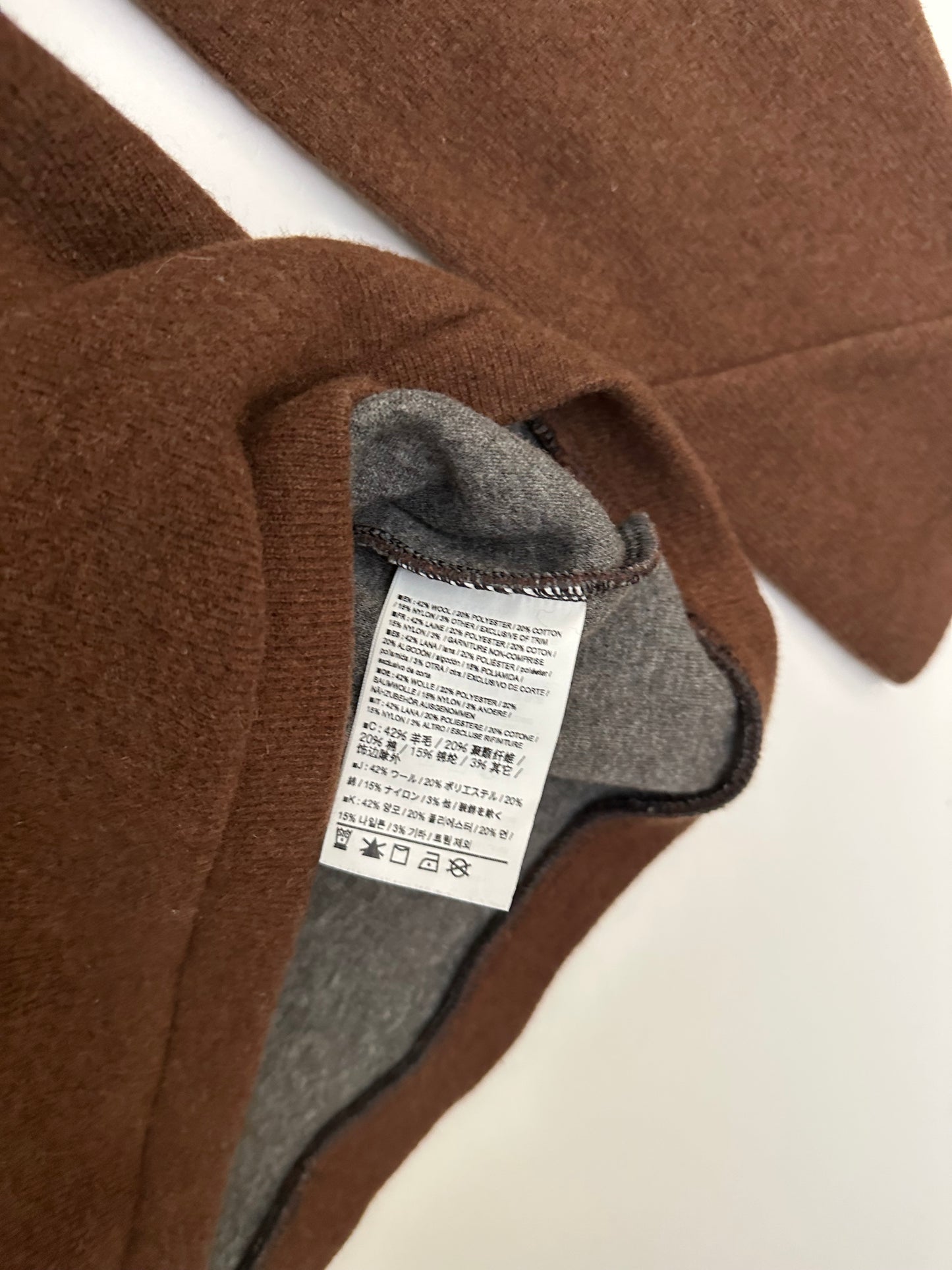 Arc’teryx Donavan V-Neck Sweater Brown Men’s M Medium Wool