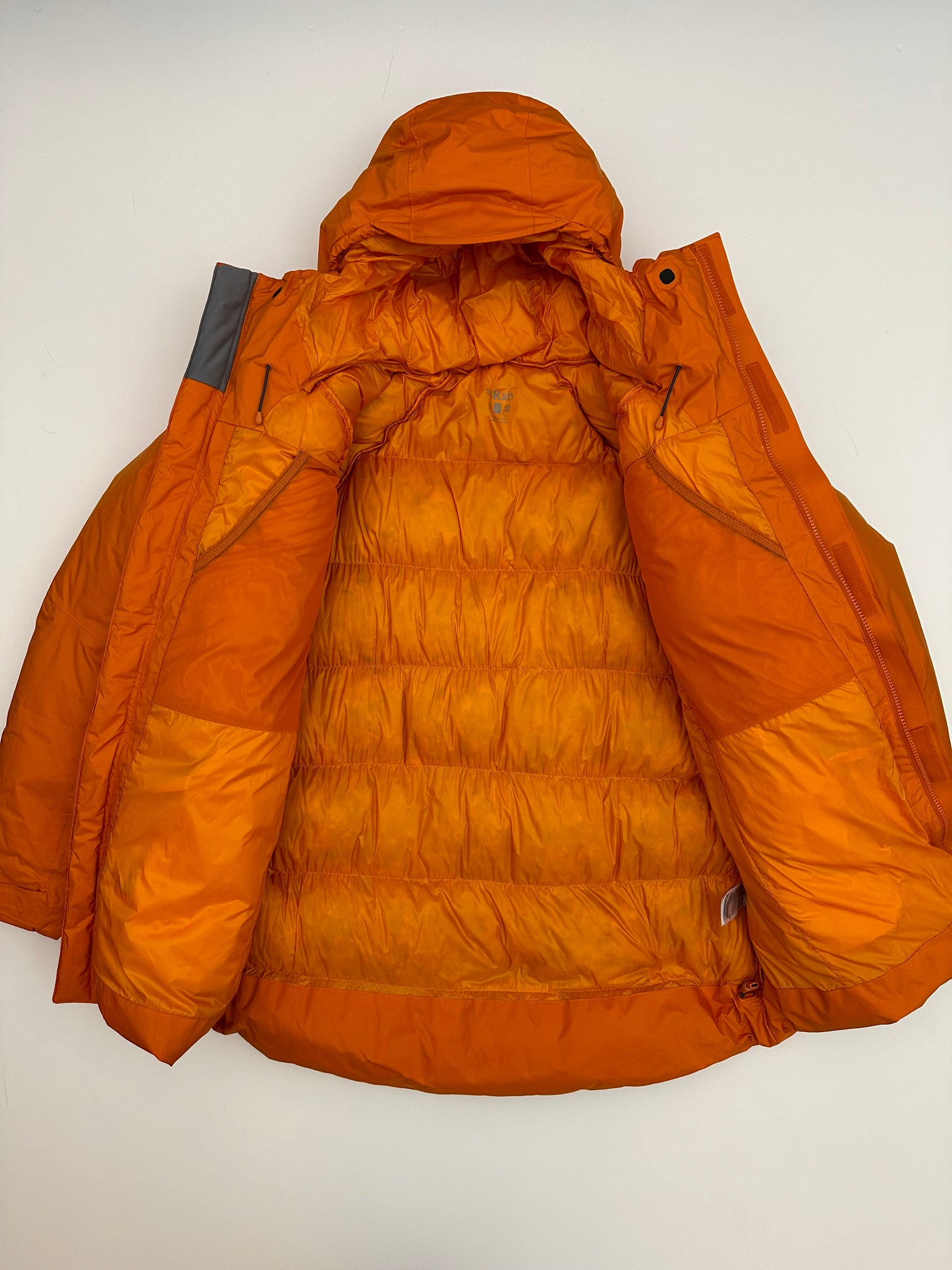 Rab Batura Waterproof Down Jacket Marmalade Orange Men’s XL Extra Large