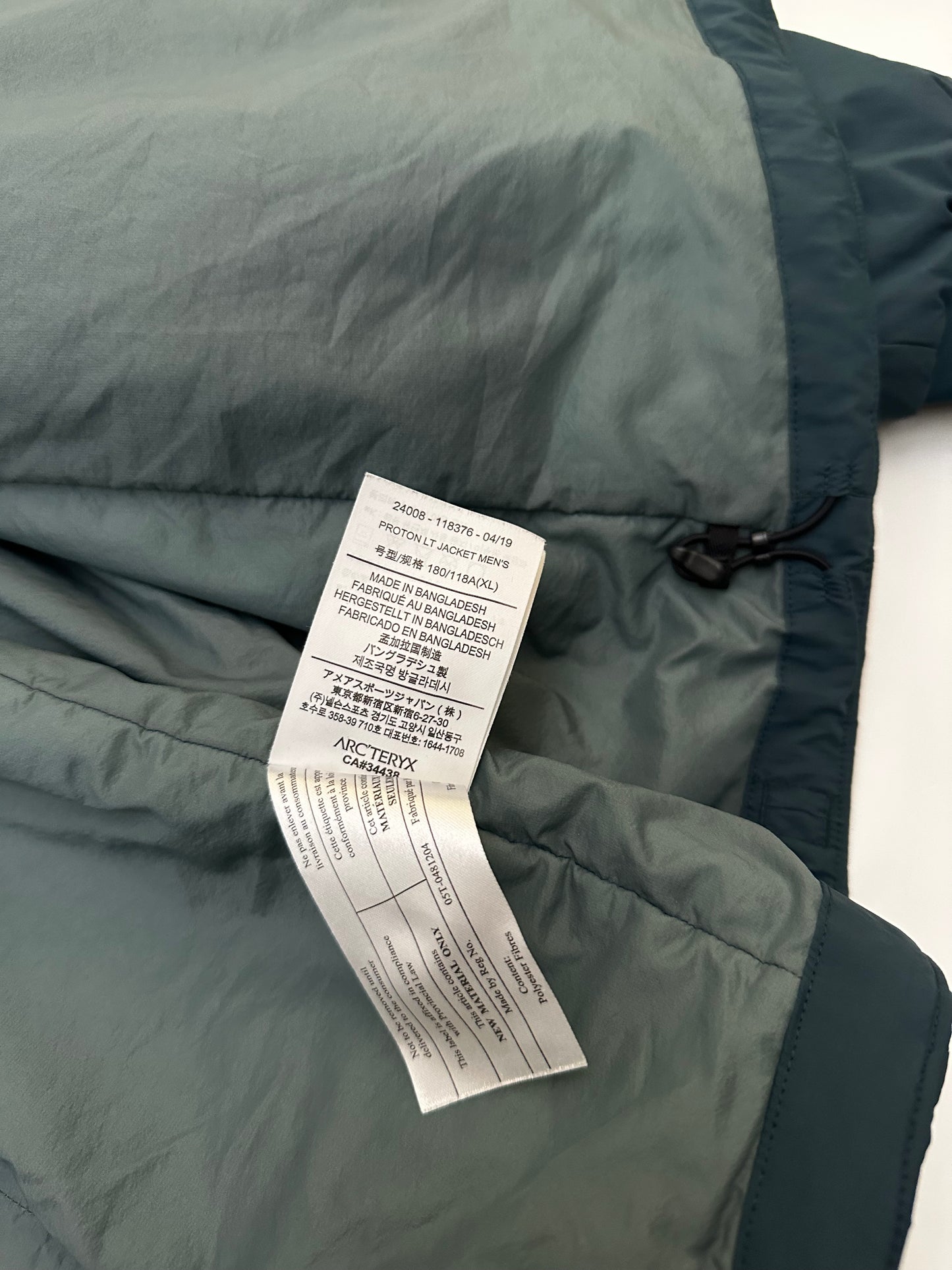 Arc’teryx Proton LT Jacket Blue Men’s XL Extra Large