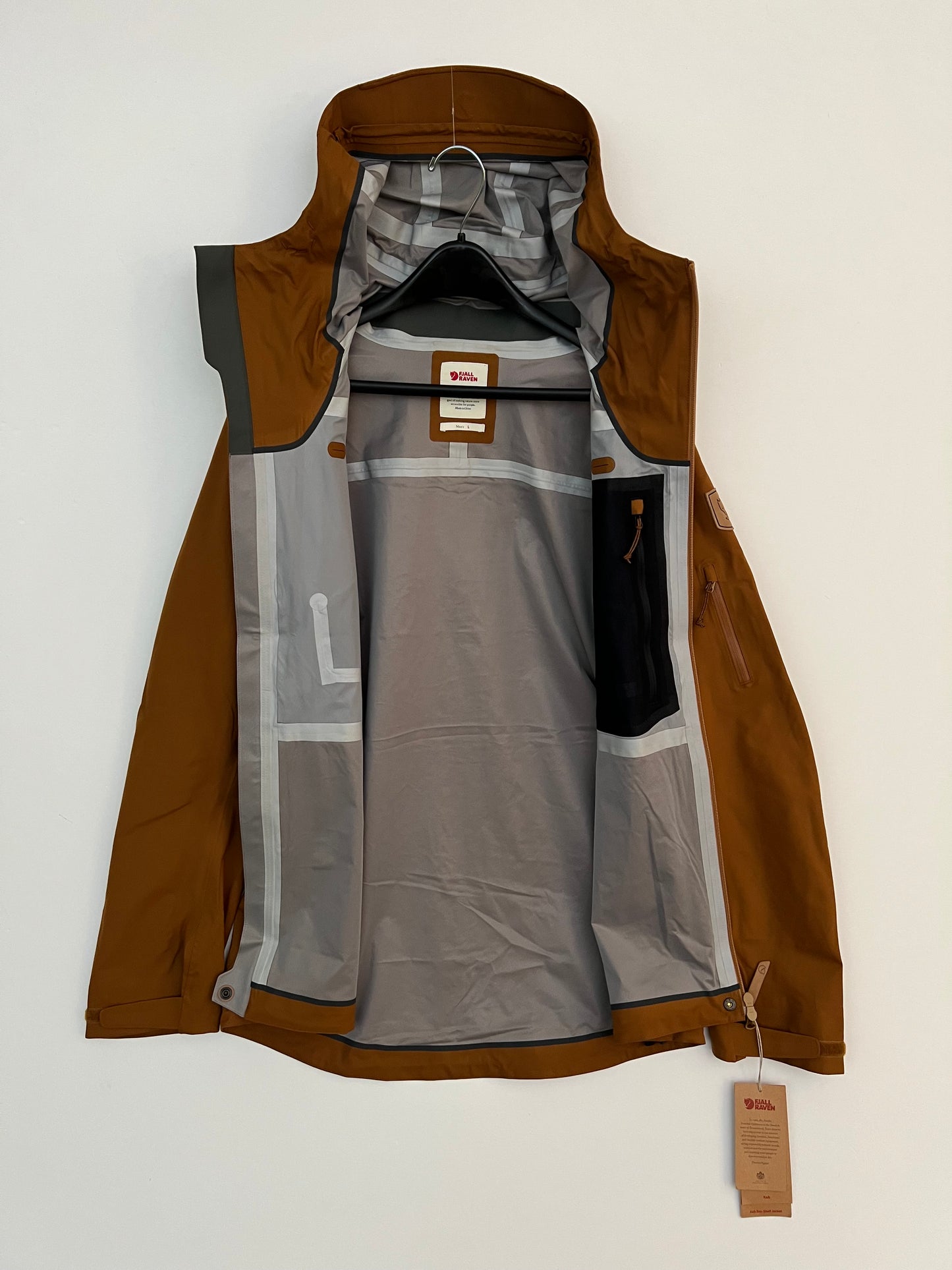 Fjallraven Keb Eco Shell Jacket Chestnut Men’s L Large