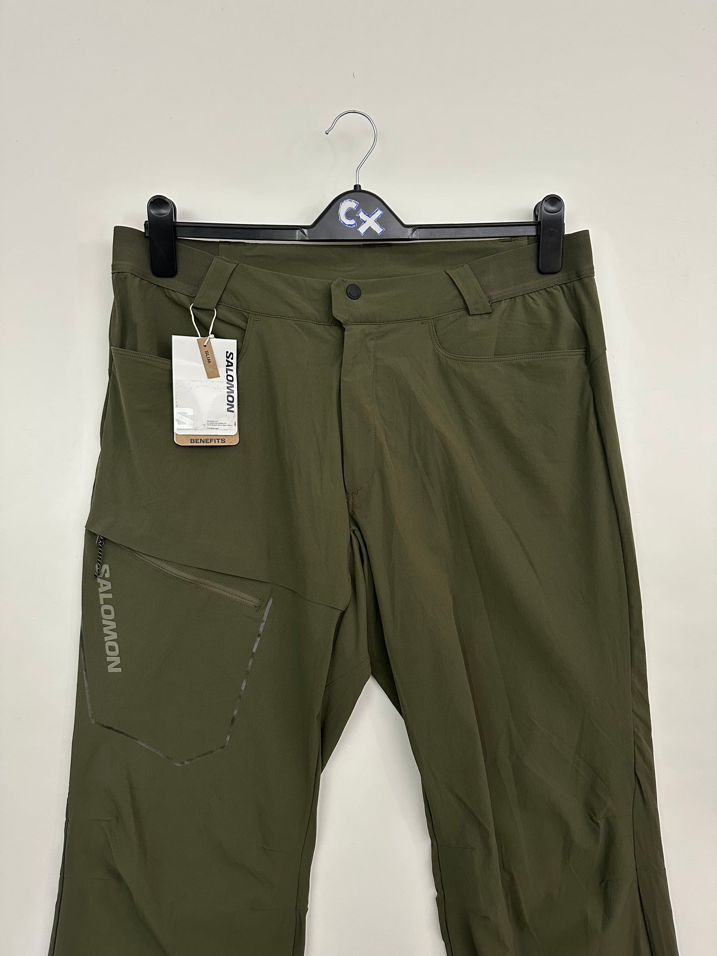 Salomon Men's Wayfarer Pants Size 38R Grape Leaf Green