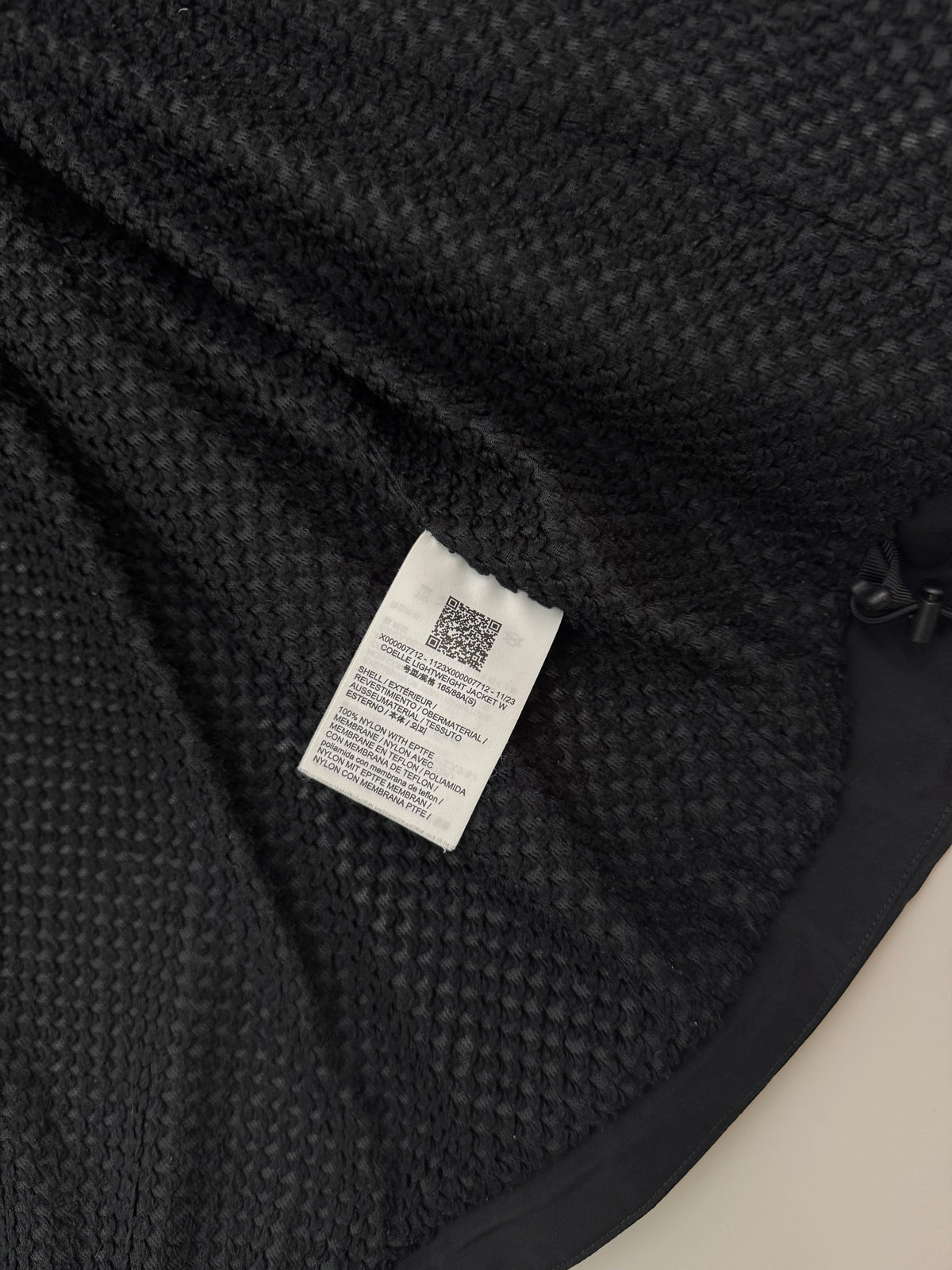 Arc'teryx Coelle Lightweight Jacket Black Women's S Small Gore-Tex