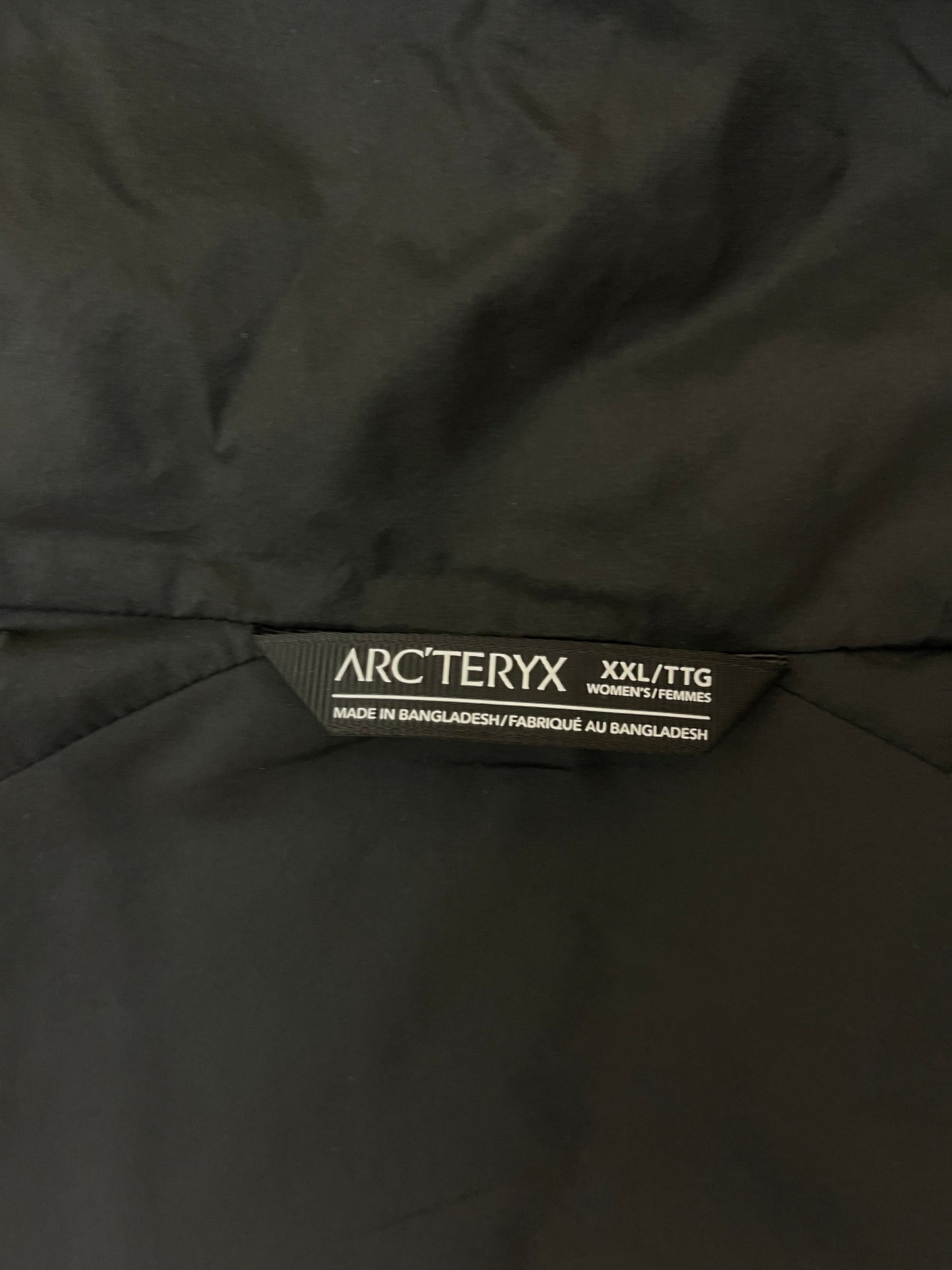 Arc’teryx Atom LT Hoody Black Women’s XXL 2XL