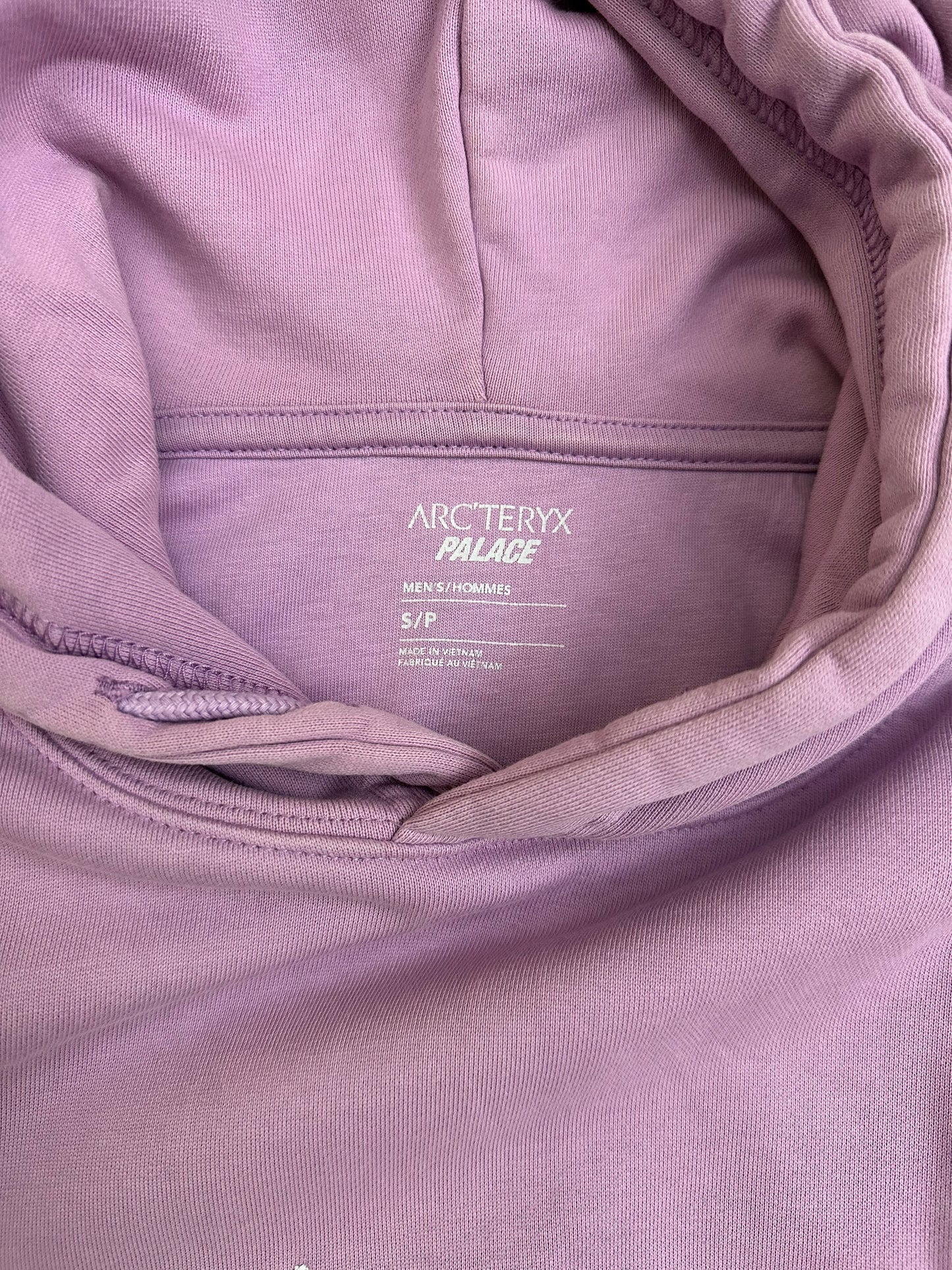 Arc’teryx X Palace Collab Hoody Size S Small Mens Purple / Lilac