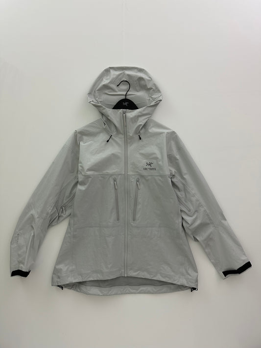Arc’teryx Alpha Jacket Solitude Grey Women’s XXL Gore-Tex Pro RECCO