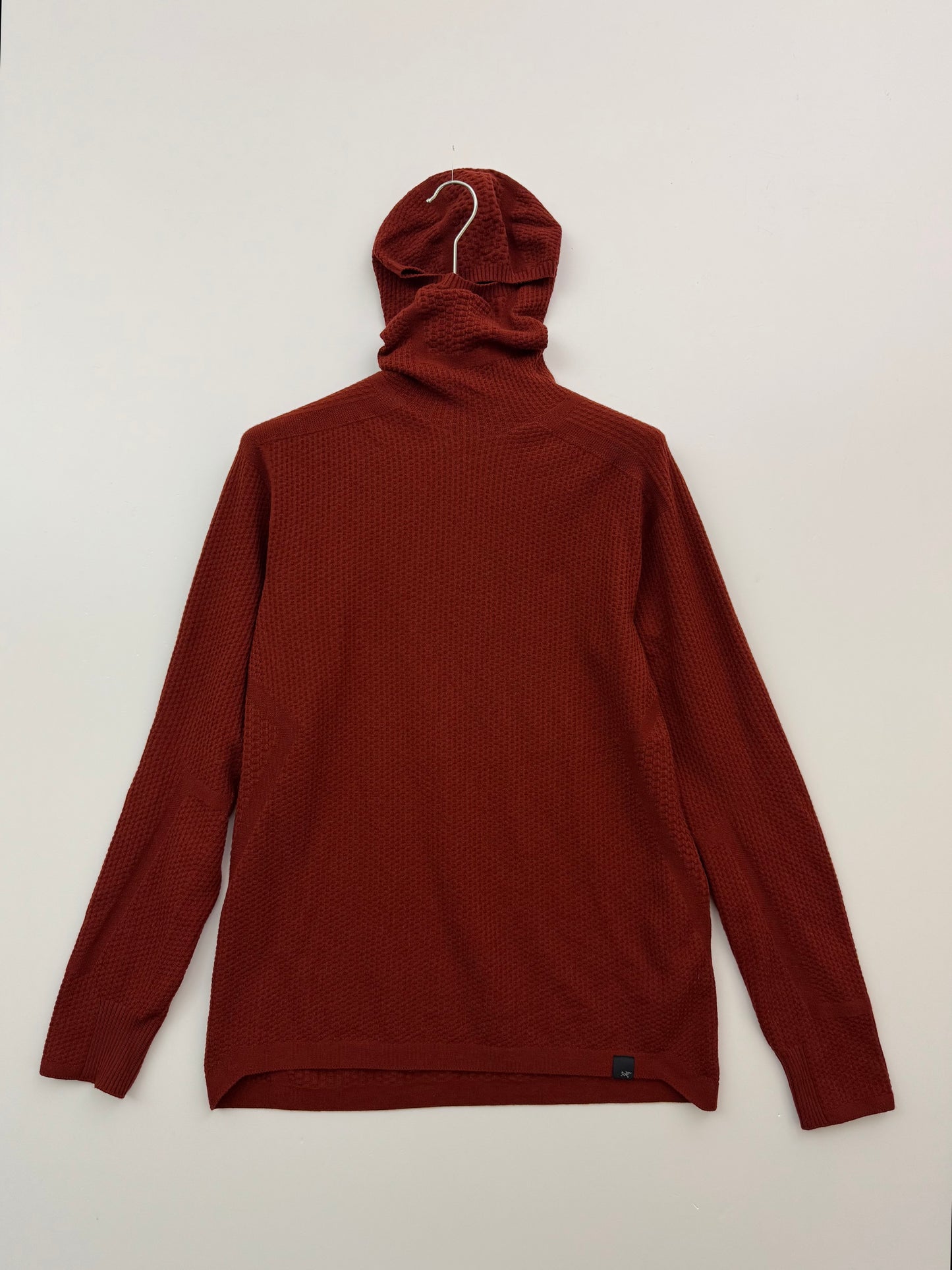 Arc'teryx Hallam Merino Wool Hoody Men's M Medium Bordeaux Red