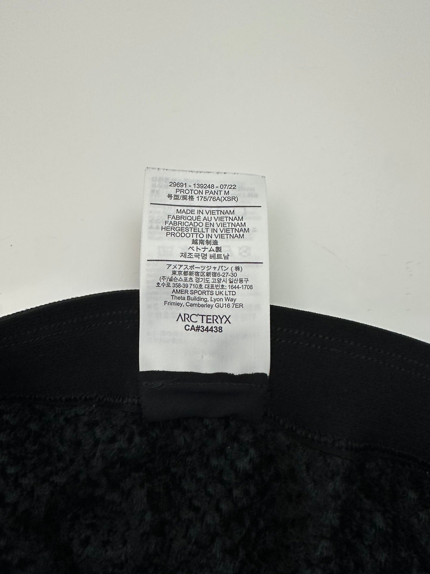 Arc'teryx Proton Pant Black Men’s XS Extra Small