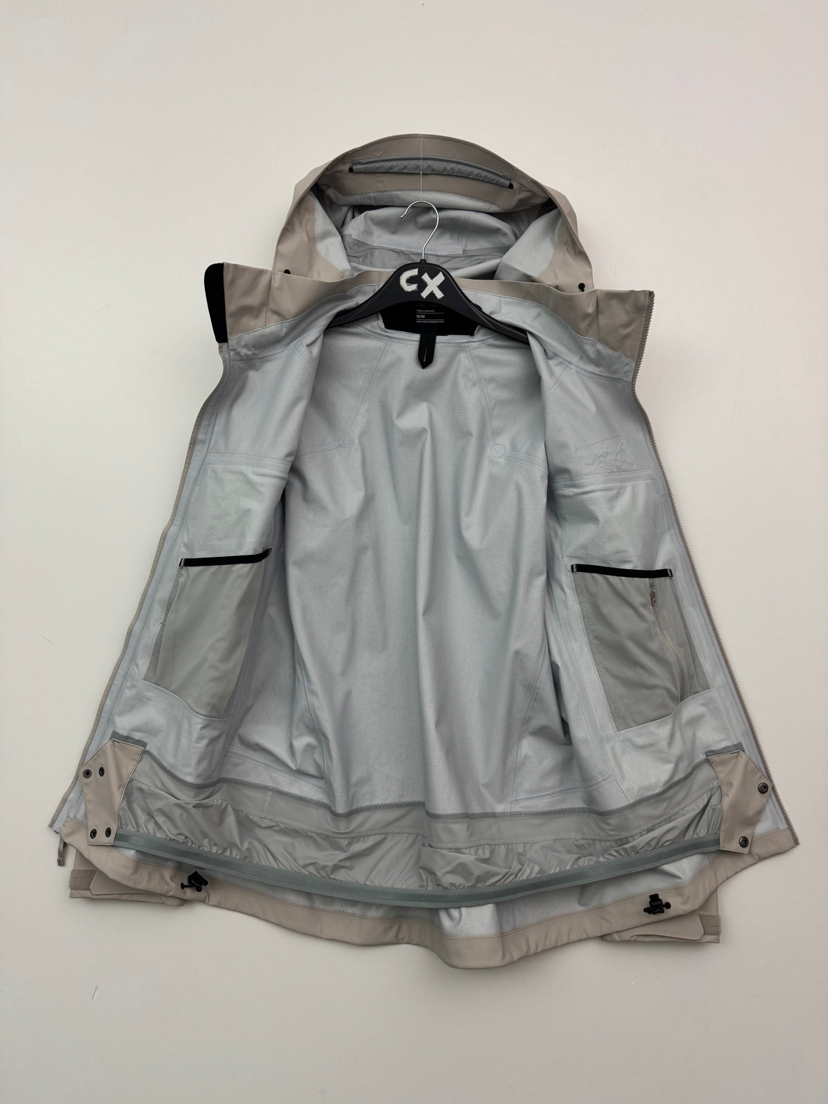 Arc'teryx Macai Shell Jacket Warm Stone Men's M Medium Gore-Tex RECCO