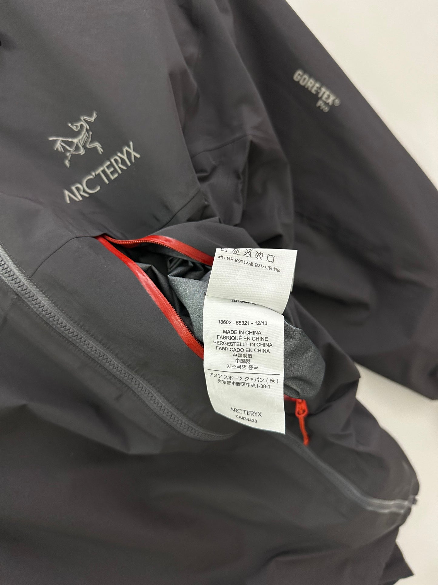 Arc’teryx Alpha FL Jacket Pilot Grey Men’s L Large Gore-Tex Pro