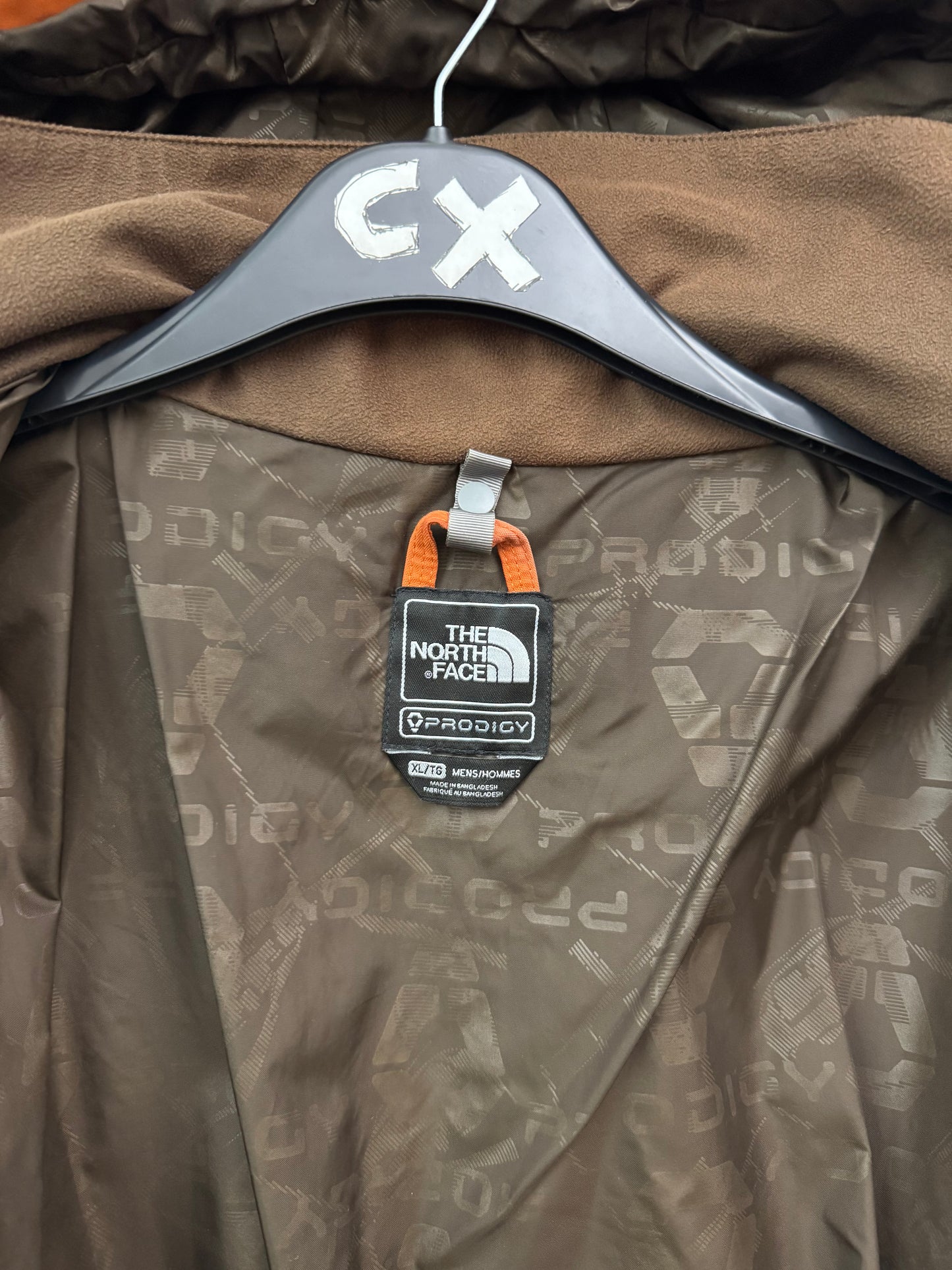 The North Face Prodigy Jacket Men's XL Extra Large Orange HyVent RECCO
