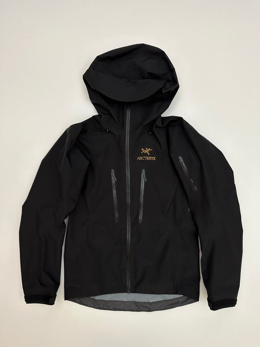 Arc’teryx Alpha SV Jacket 24K Black Men’s XS Extra Small Gore-Tex Pro RECCO