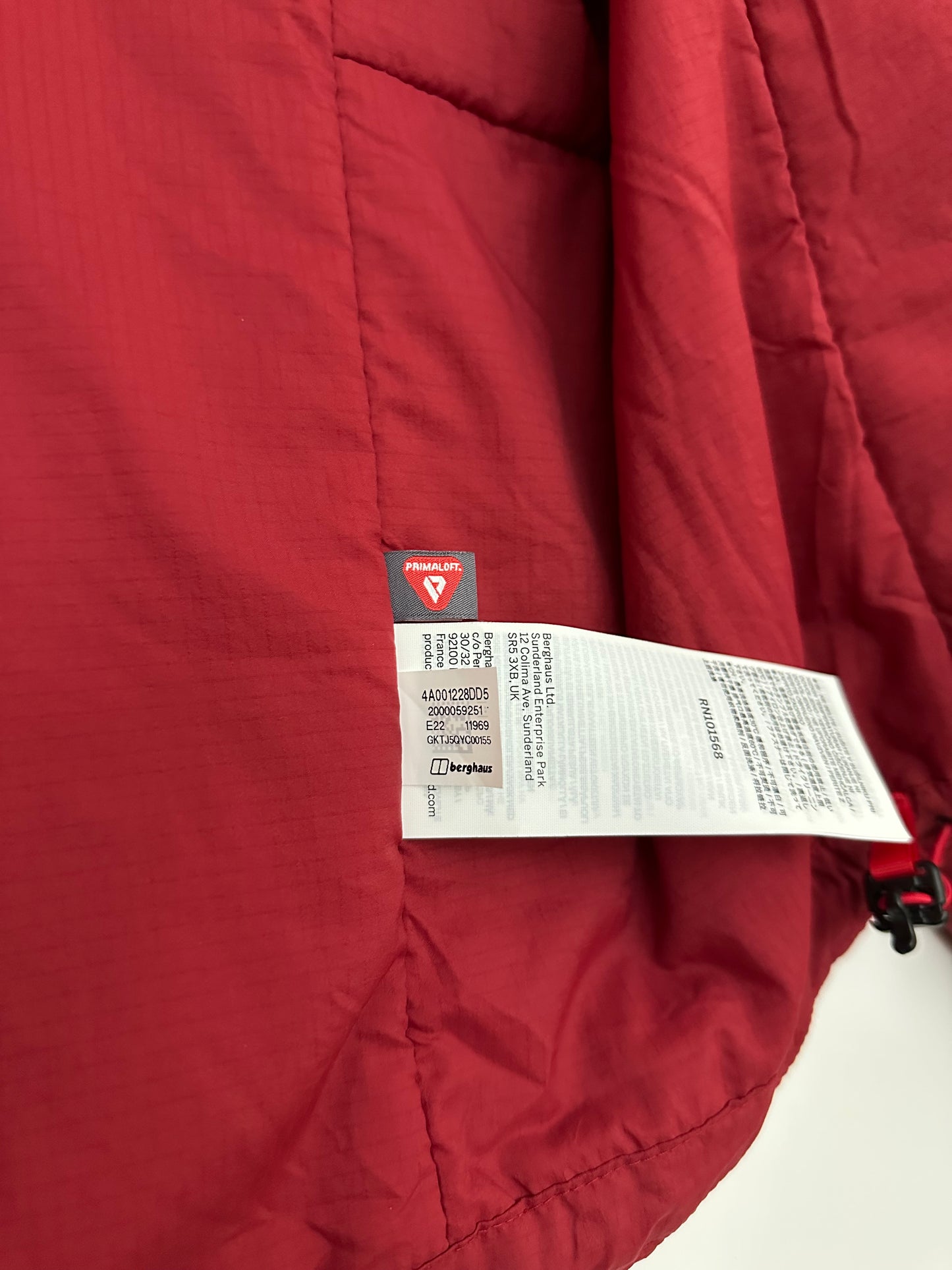 Berghaus MTN Seeker MW Synthetic Hoody Men's M Medium Red/Black