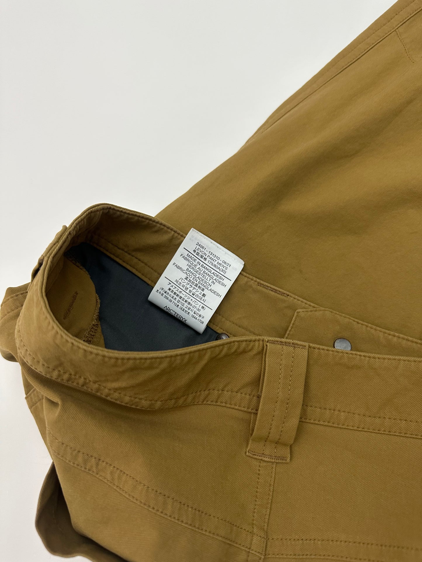 Arc'teryx Levon Pant Brown Men’s 30