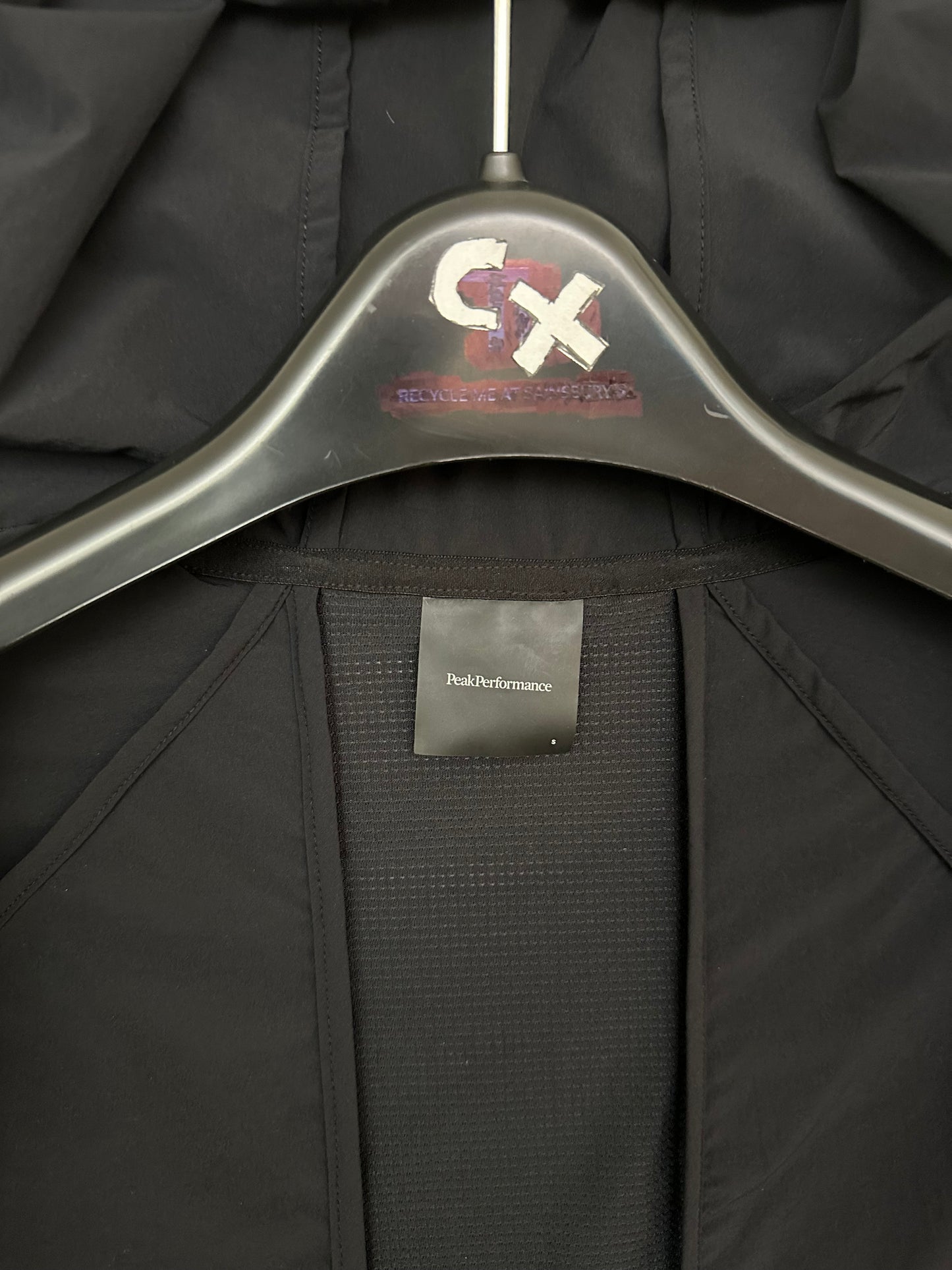 Peak Performance Alum Light Hooded Jacket Black Men's S Small