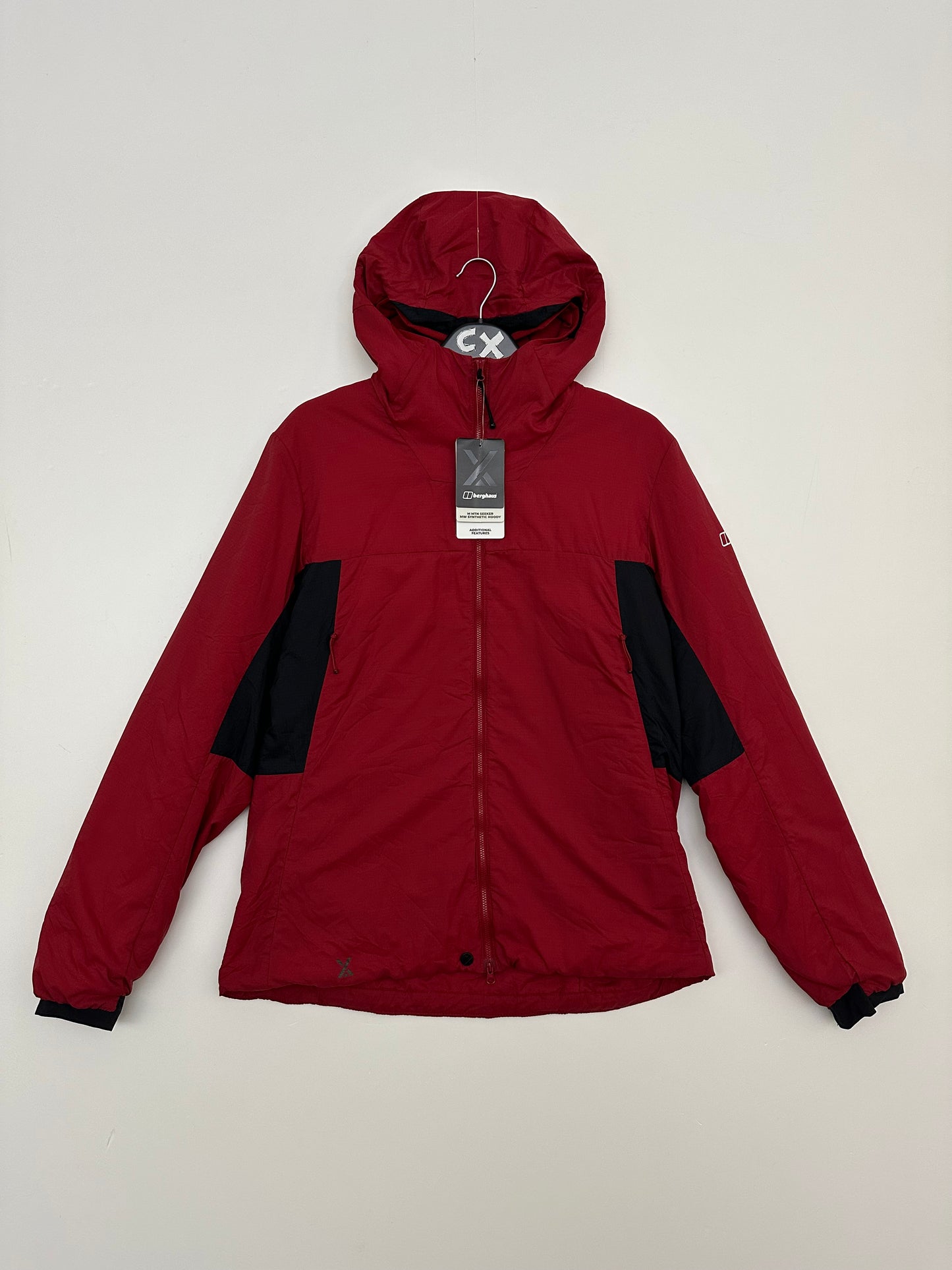 Berghaus MTN Seeker MW Synthetic Hoody Men's M Medium Red/Black