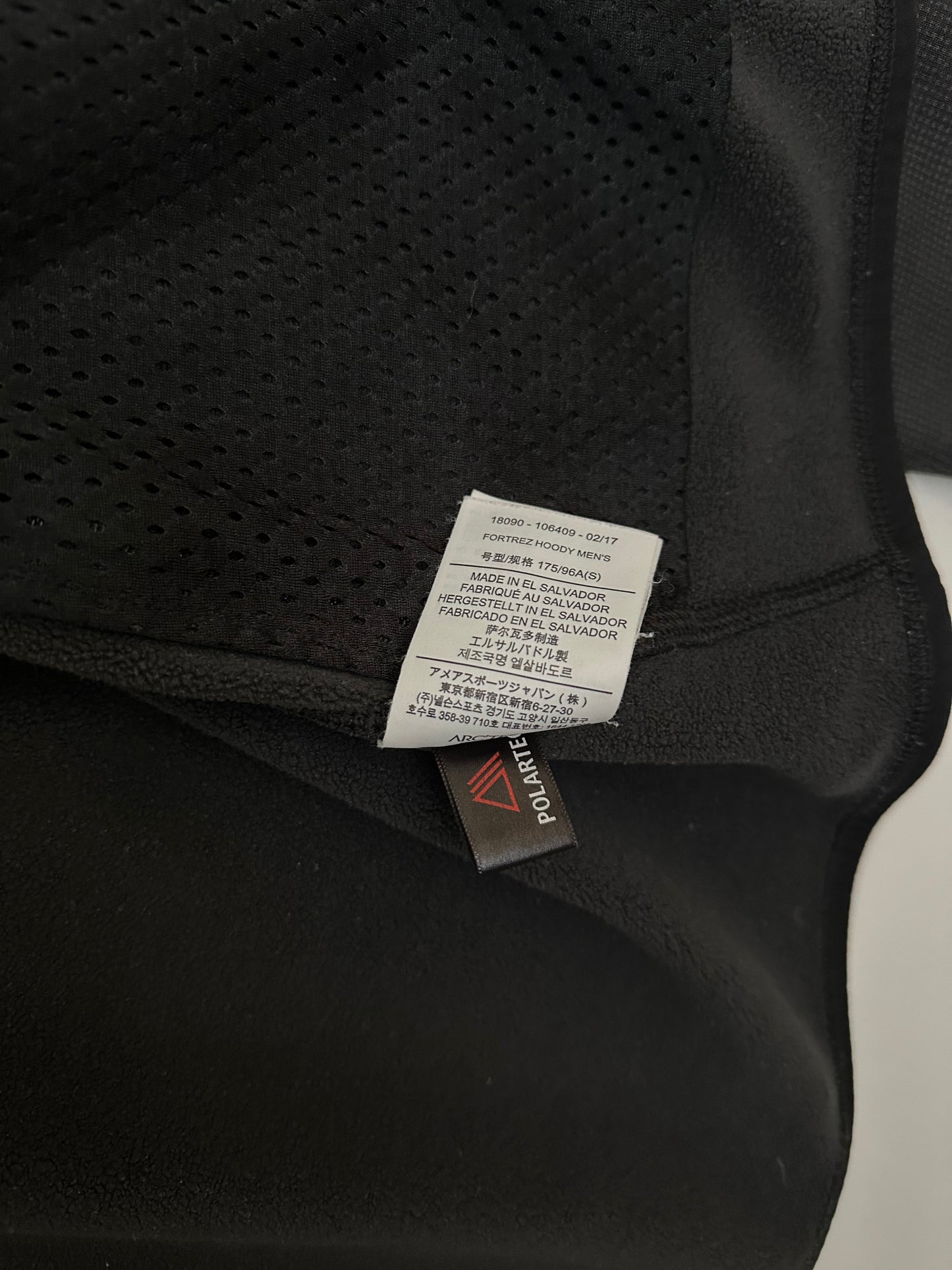 Arc’teryx Fortrez Hoody Black Men’s S Small