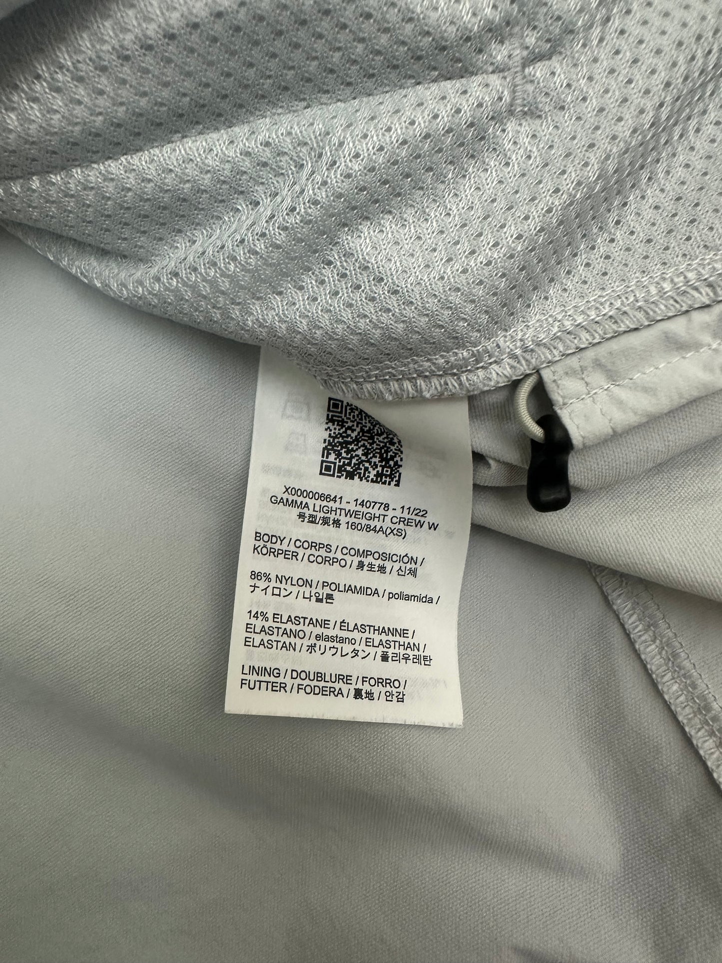 Arc’teryx Gamma Lightweight Crew Atmos Solitude Women’s XS Extra Small